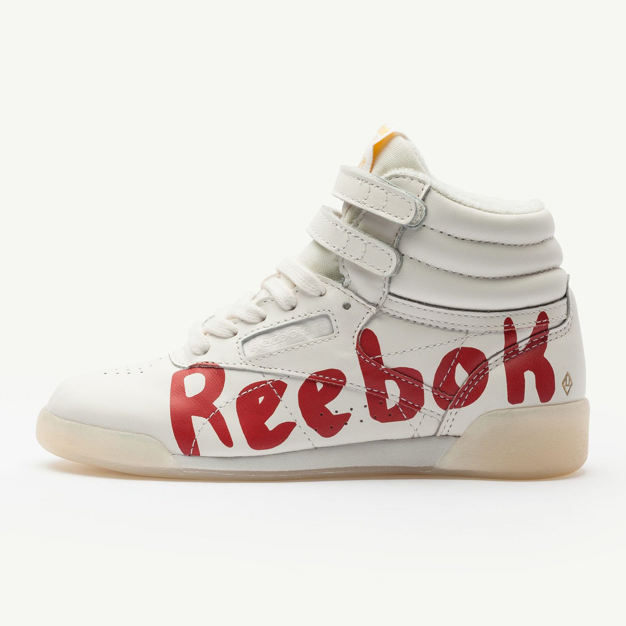Boys & Girls Beige Cow Leather & Textile Sneakers
