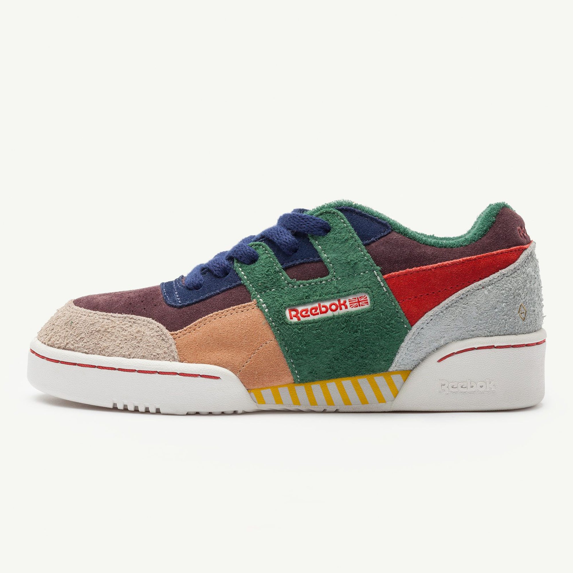 Boys Mulitcolor Cow Leather & Textile Sneakers