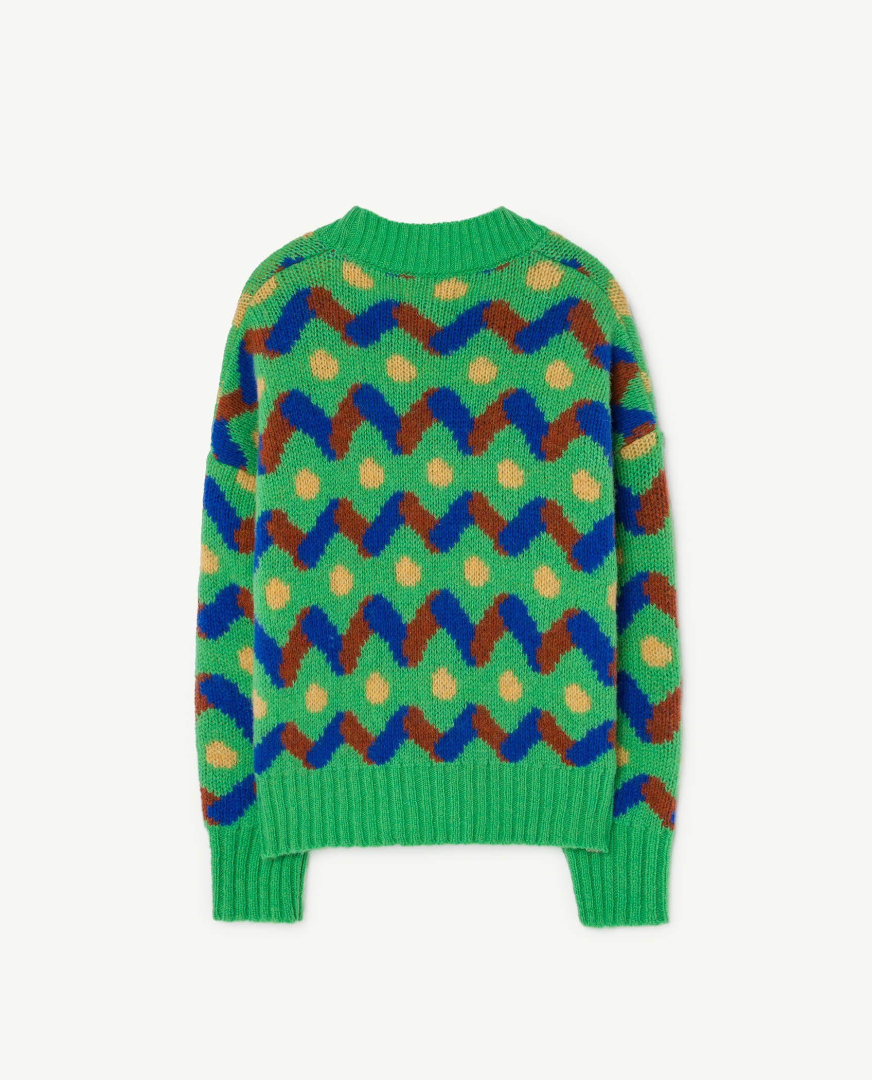 Boys & Girls Blue Button Wool Cardigan