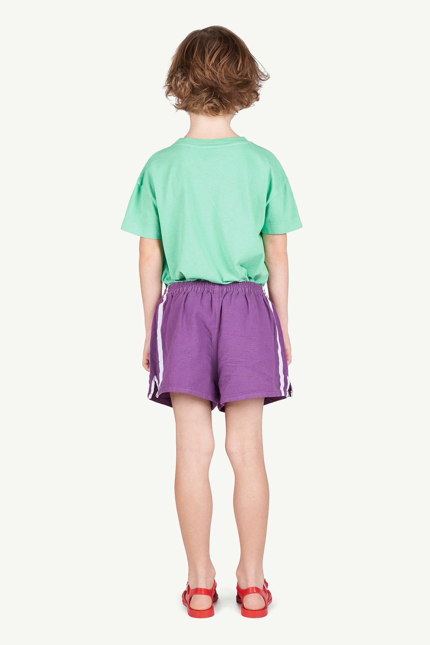 Boys & Girls Green Sun Cotton T-shirt