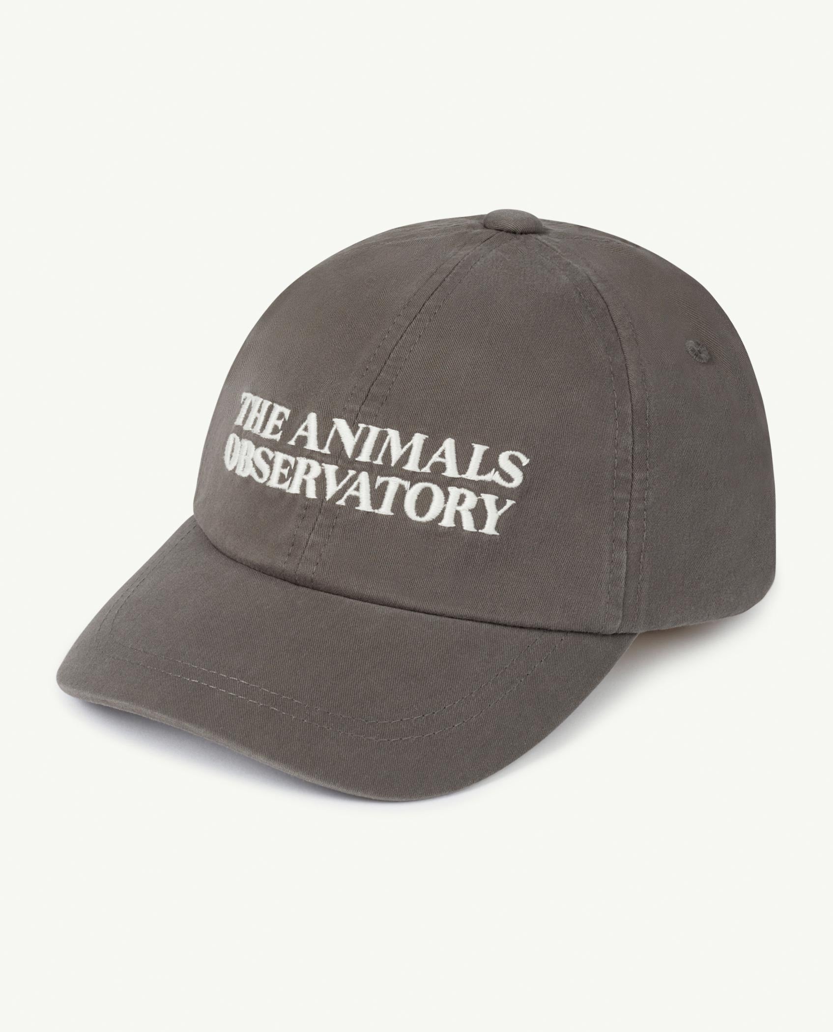 Boys & Girls Grey Logo Cotton Cap