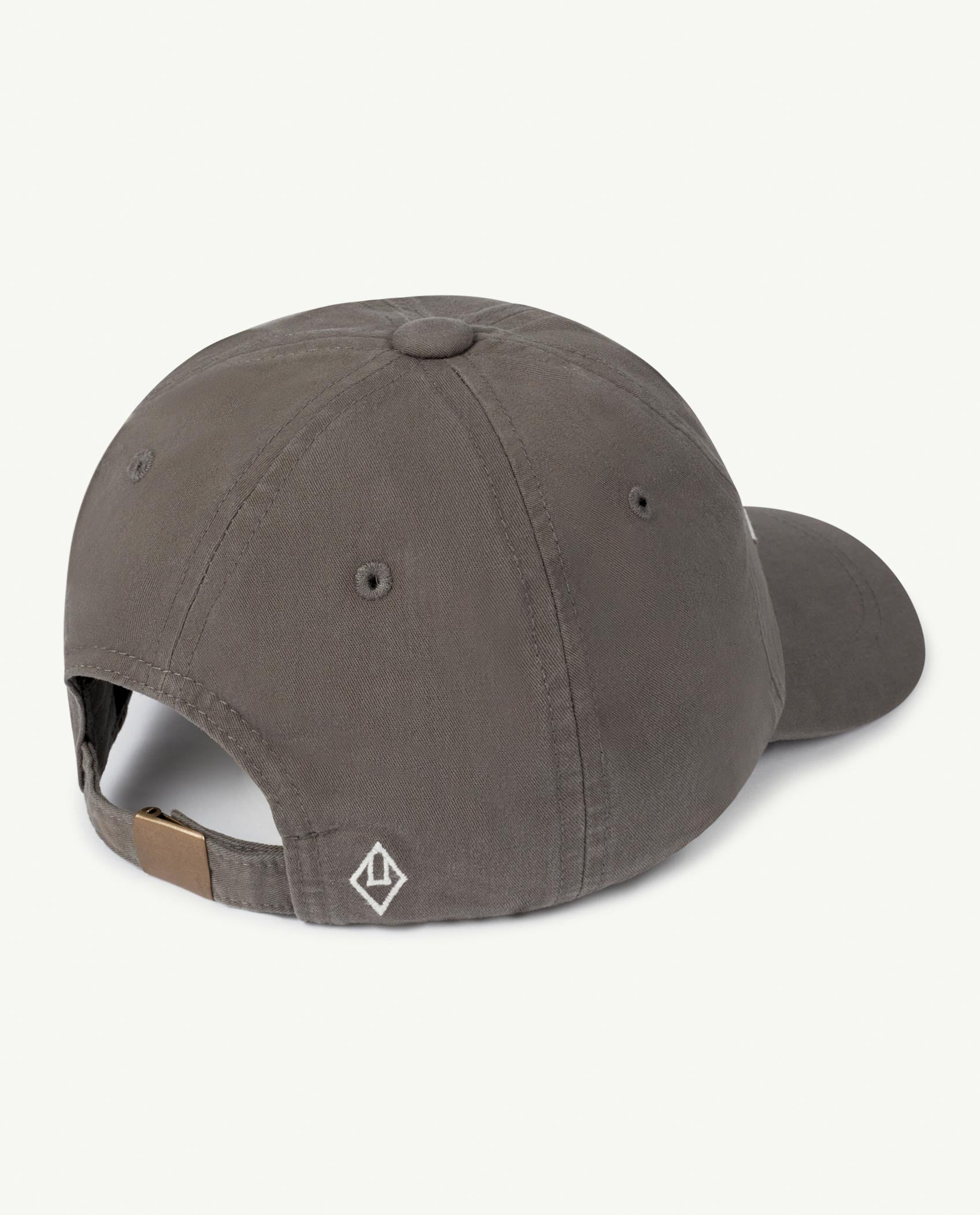 Boys & Girls Grey Logo Cotton Cap