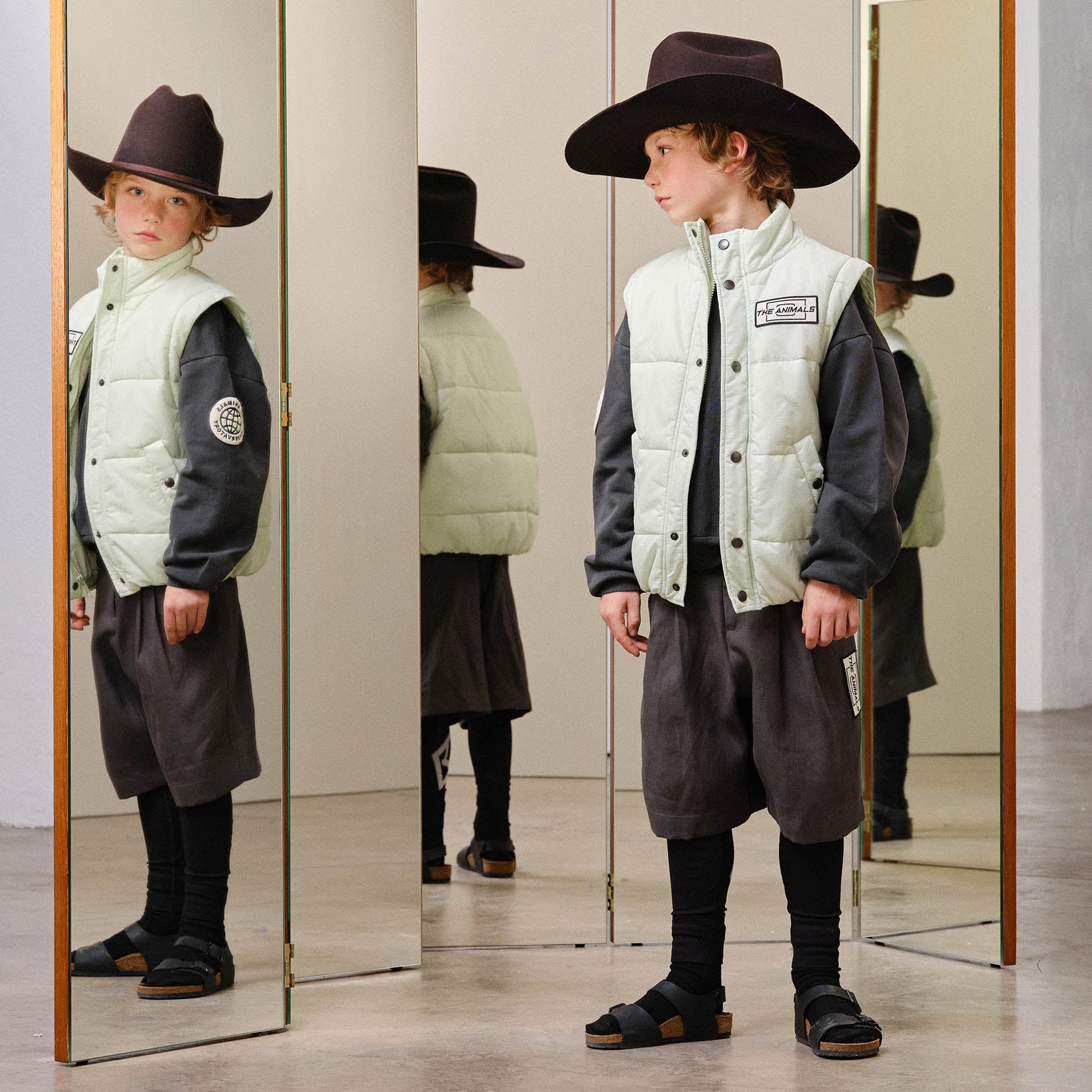 Boys & Girls Mint Logo Jacket