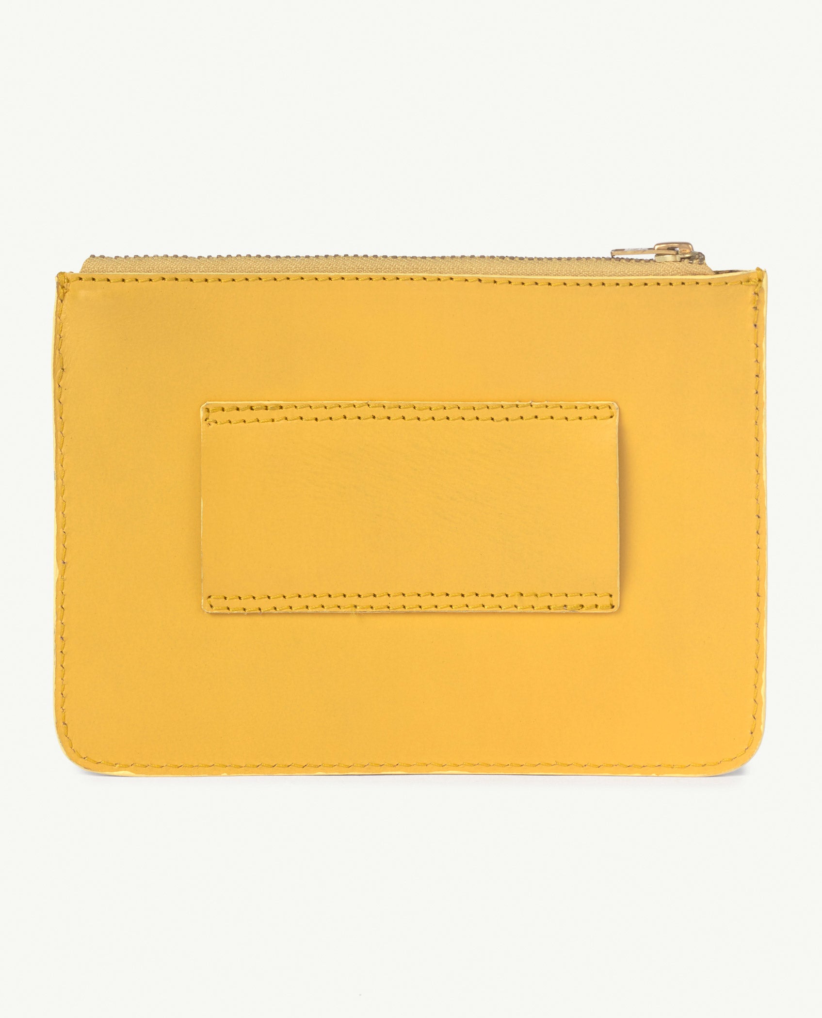 Boys & Girls Yellow Logo Leather Purse