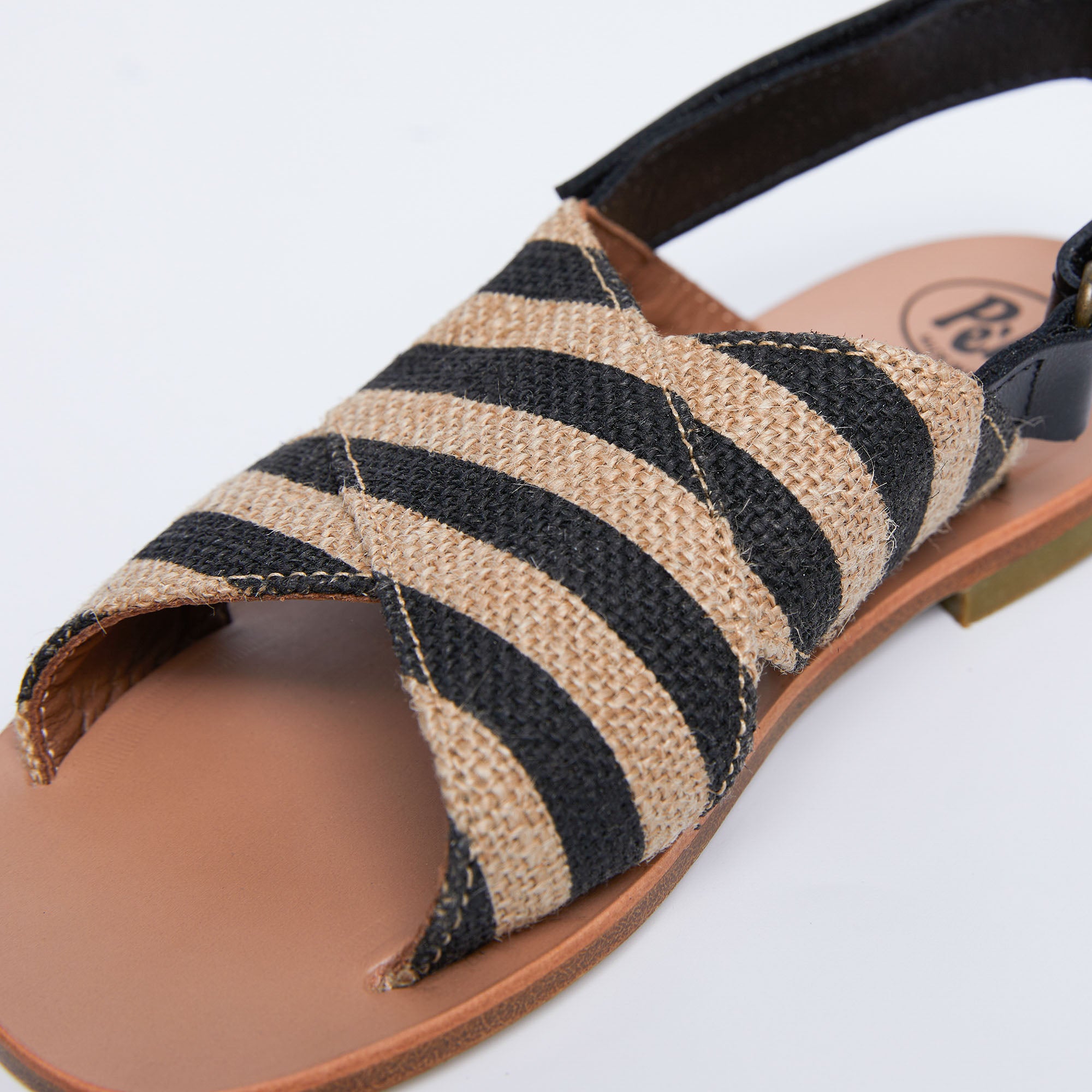 Boys & Girls Beige Stripes Sandals