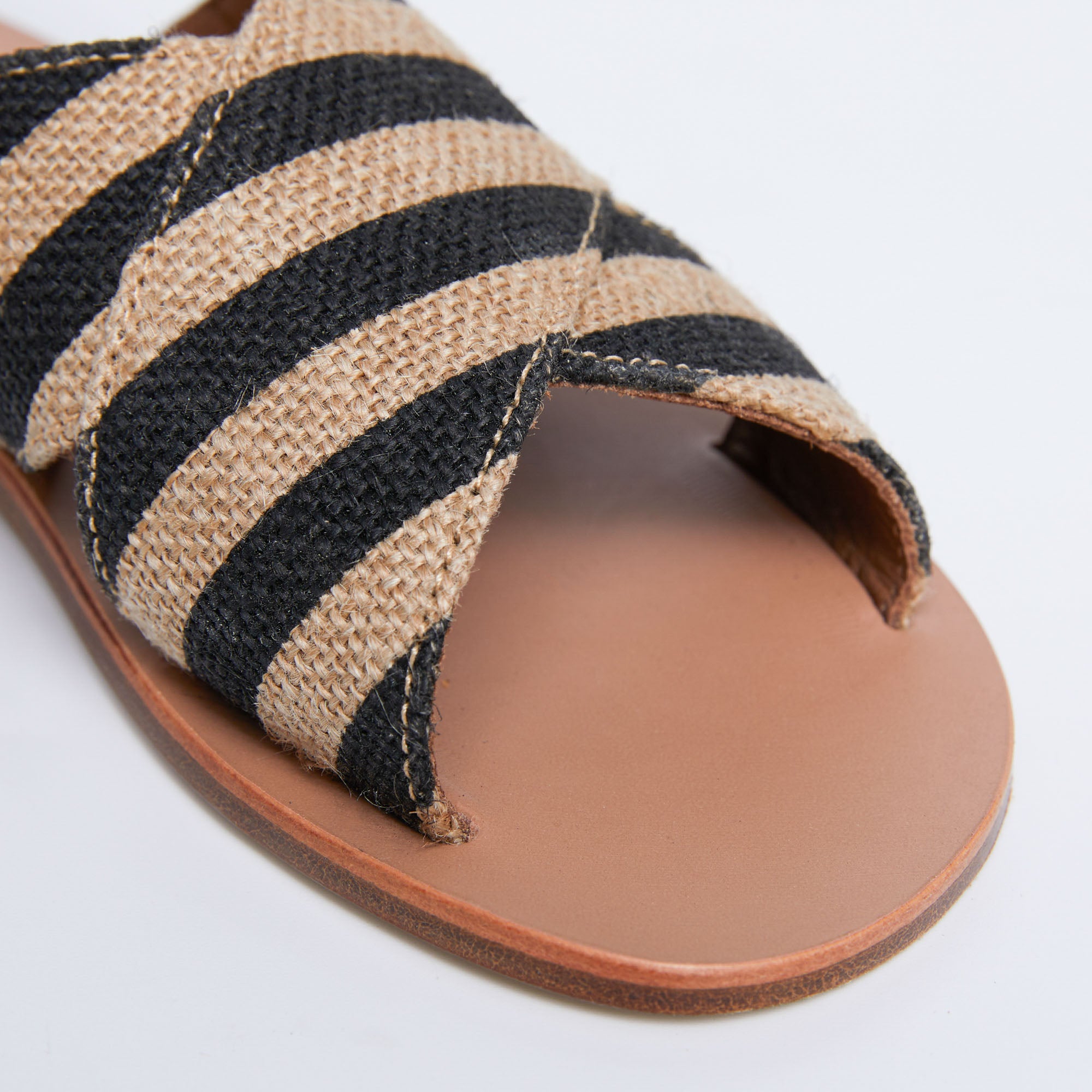 Boys & Girls Beige Stripes Sandals