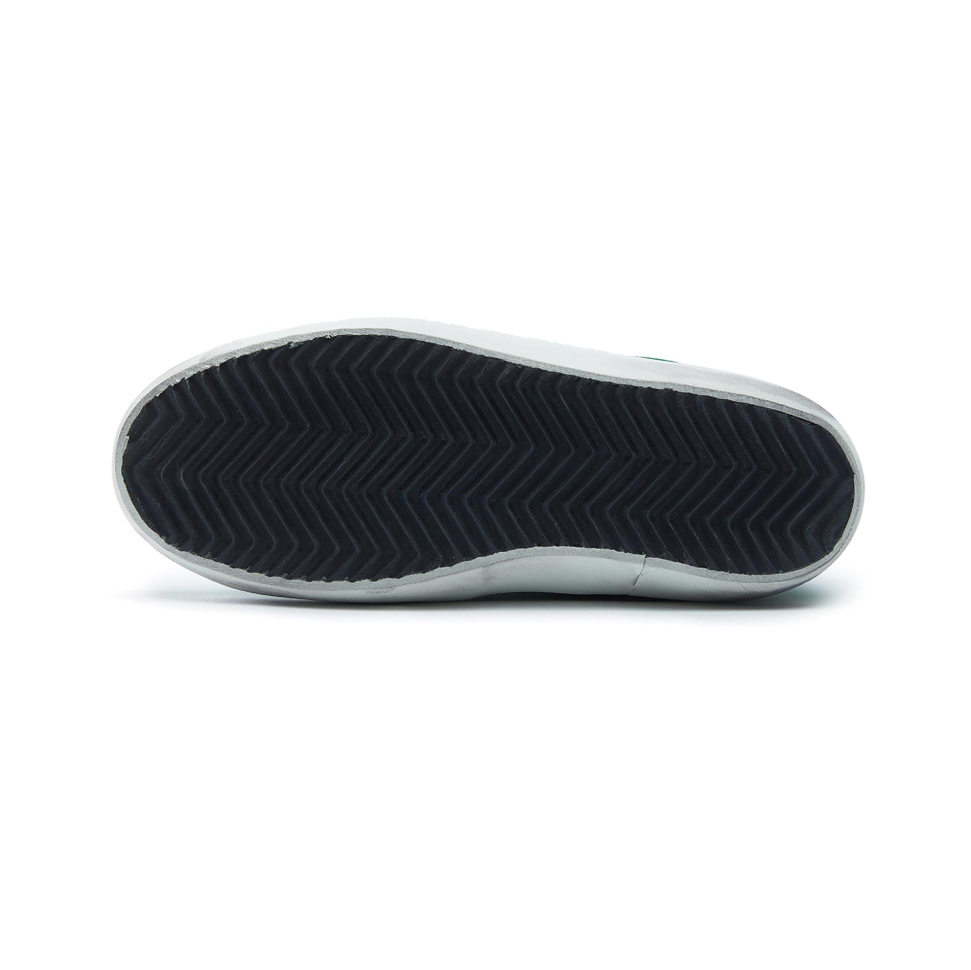 Boys & Girls Green & White Star Leather Shoes