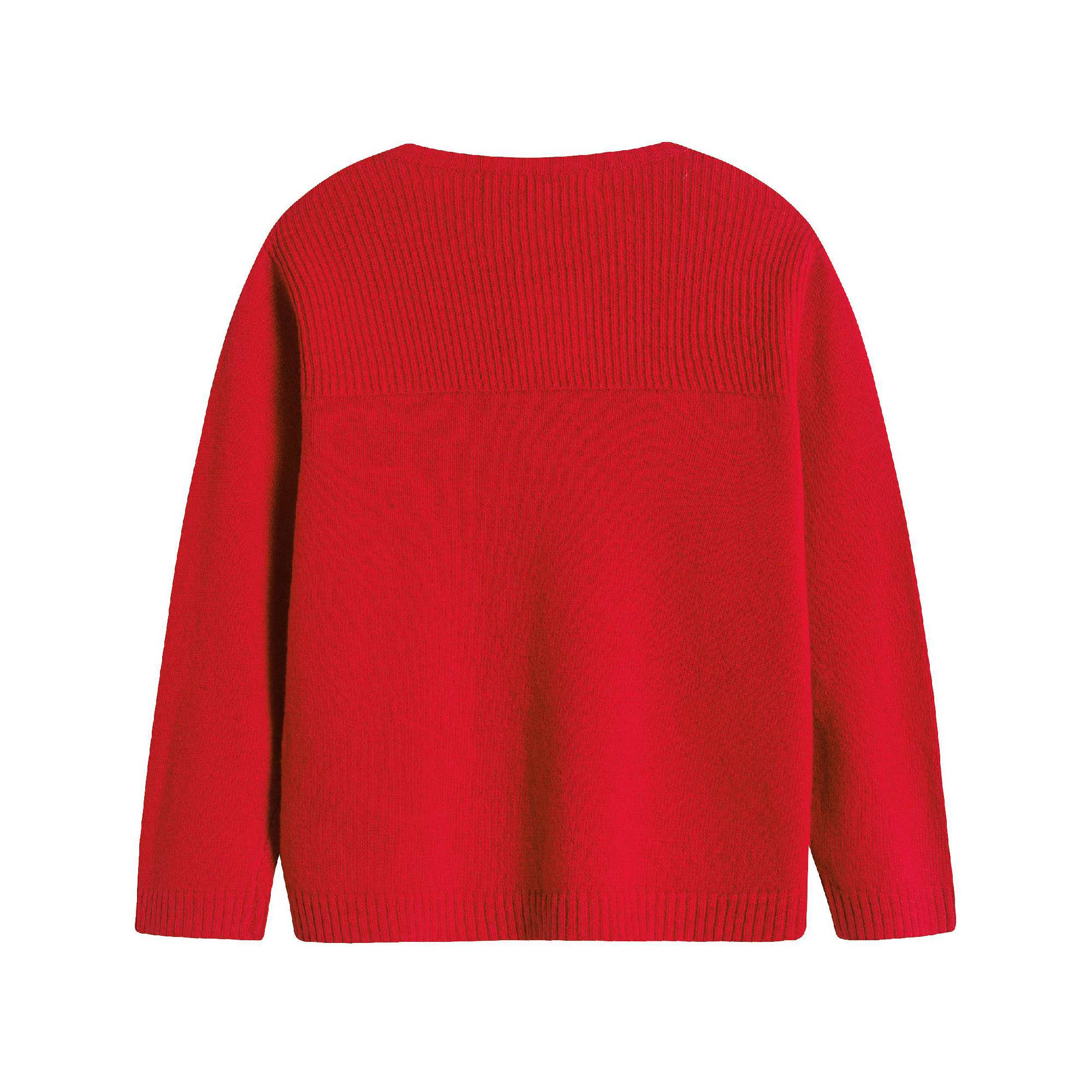 Pull géranium pour bébés filles