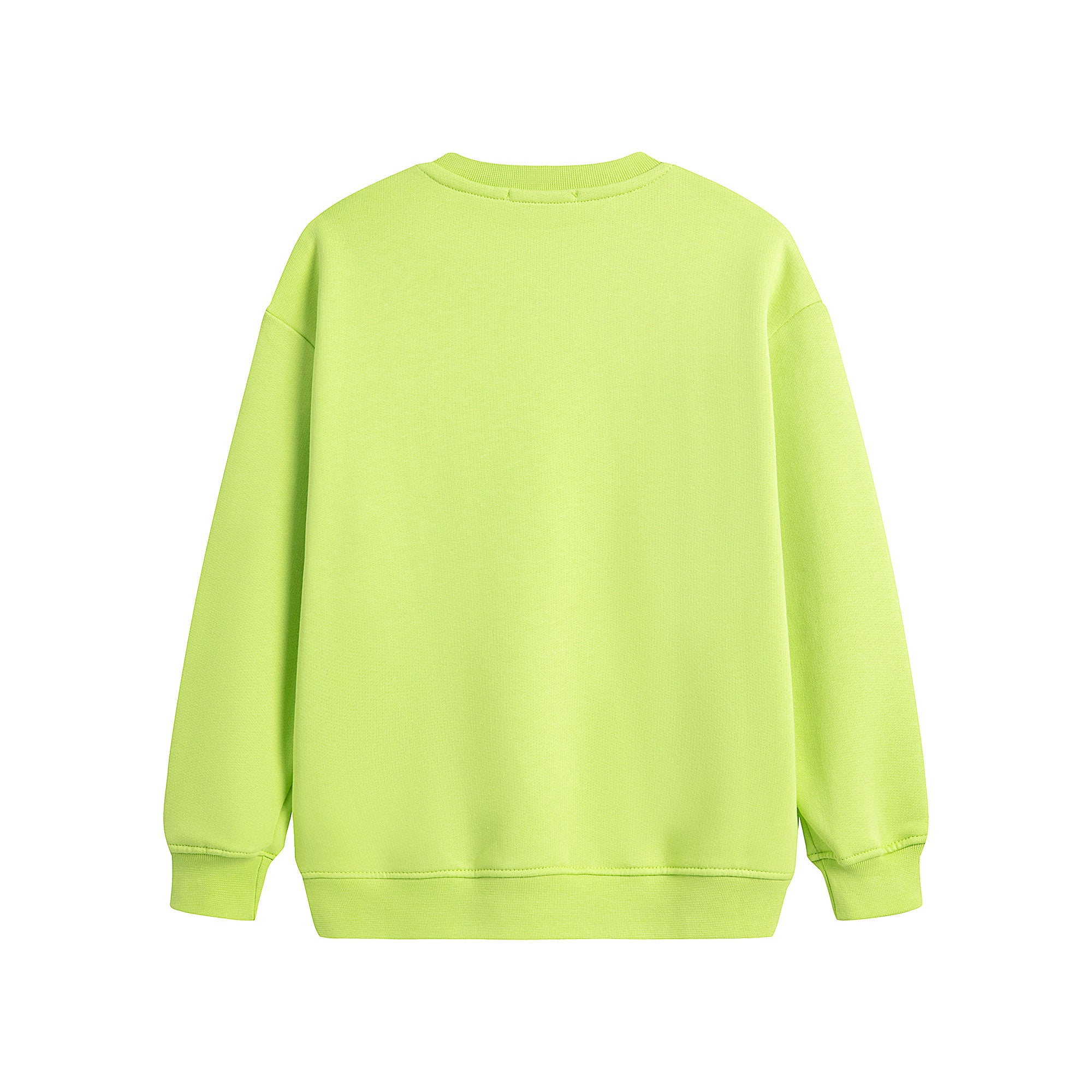 Boys & Girls Green Logo Cotton  Sweatshirt