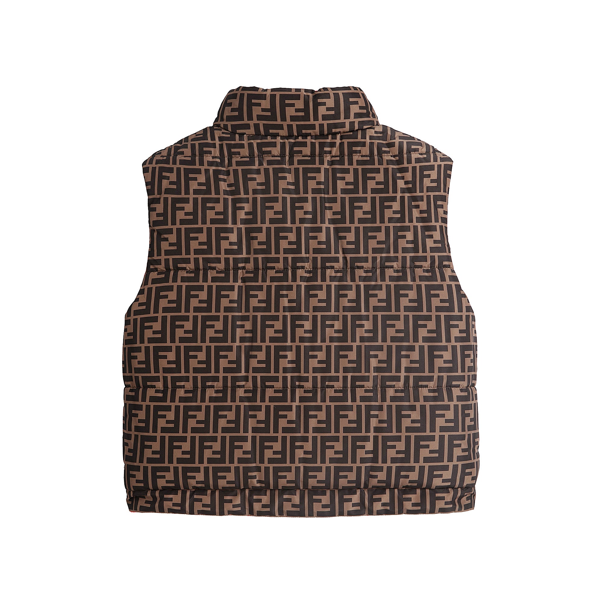 Boys & Girls Red Reversible Padded Down Gilet