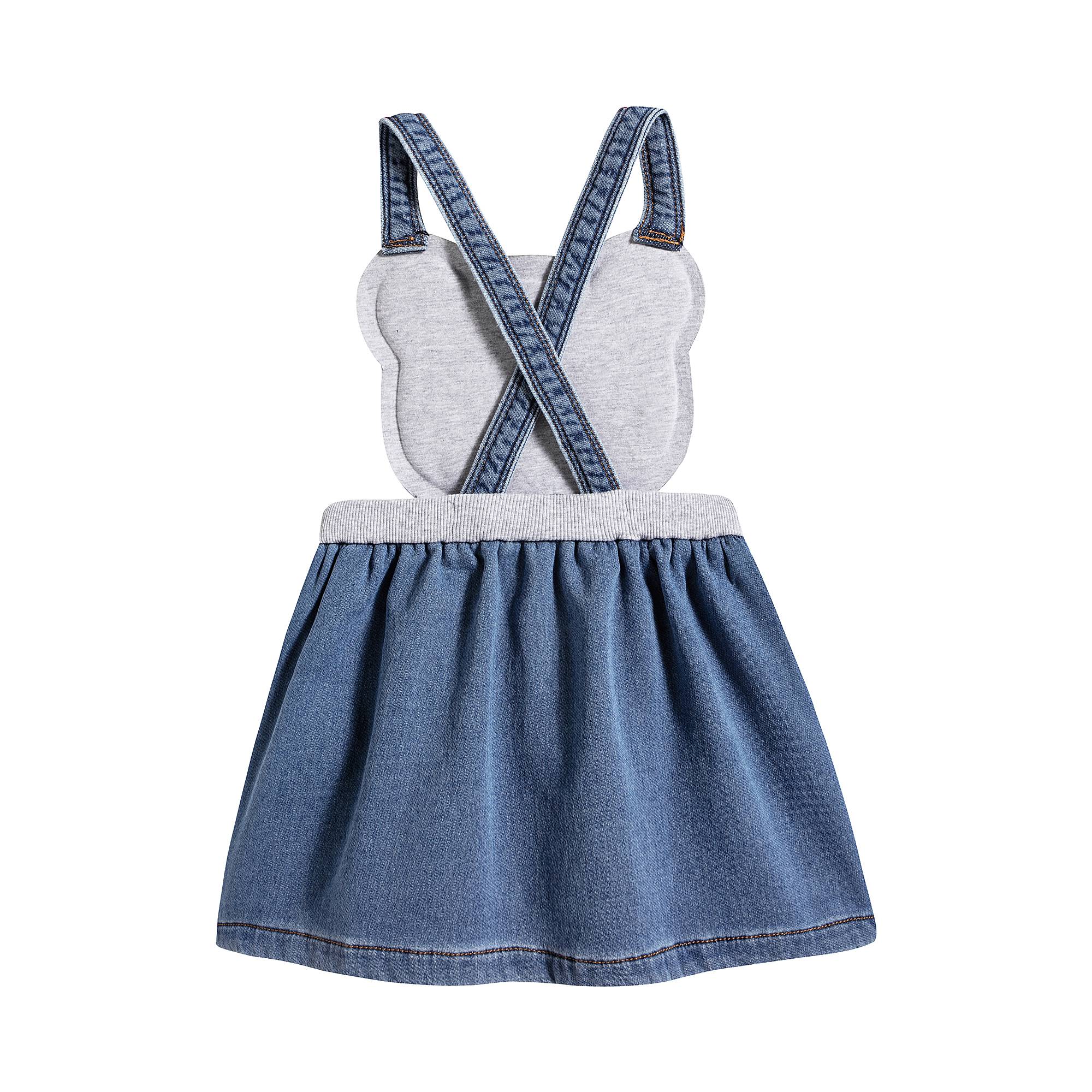 Jupe en jean ourson pour bébés filles
