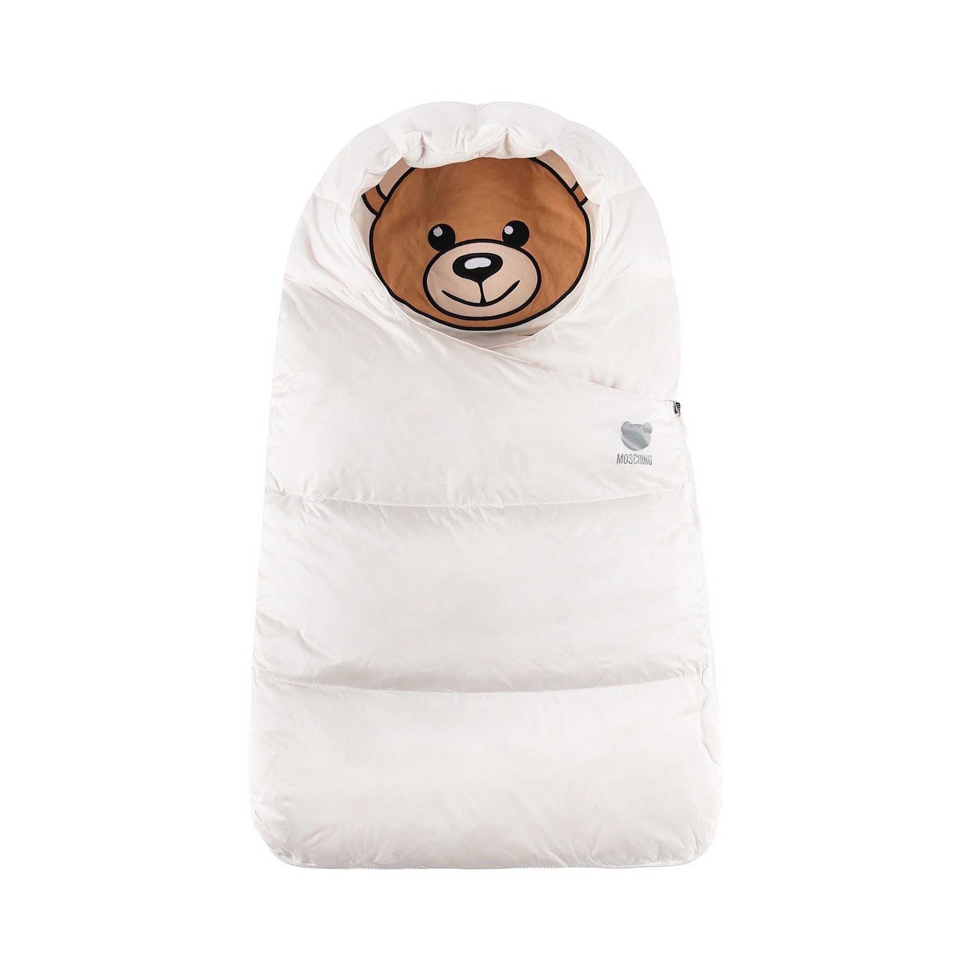 Baby Boys & Girls White Padded Down Sleeping Bag