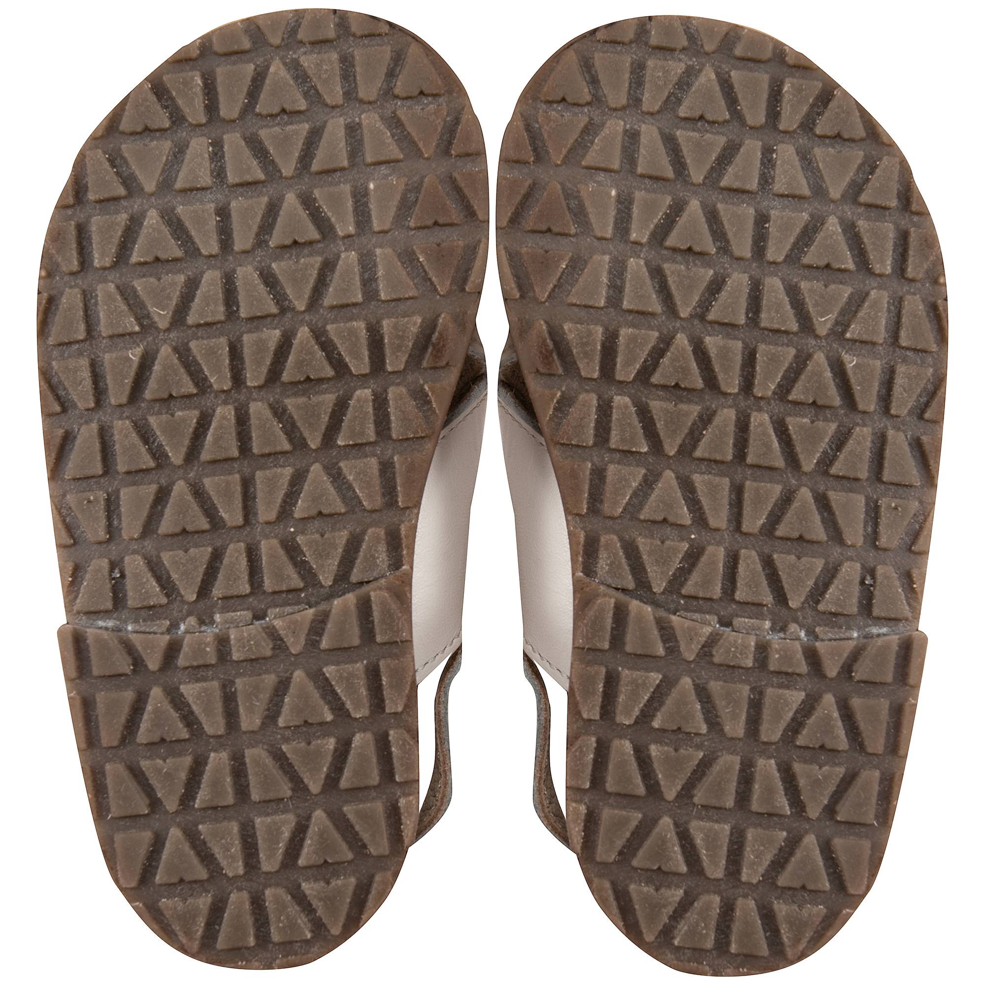Girls White Leather sandals