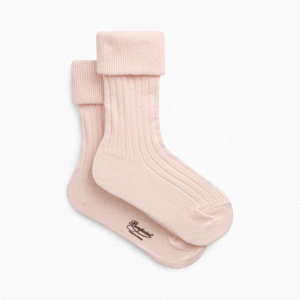 Chaussettes rose pâle pour filles