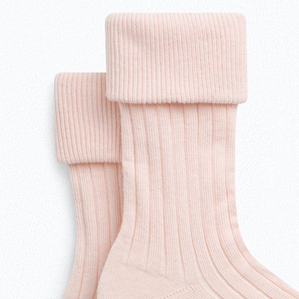 Chaussettes rose pâle pour filles