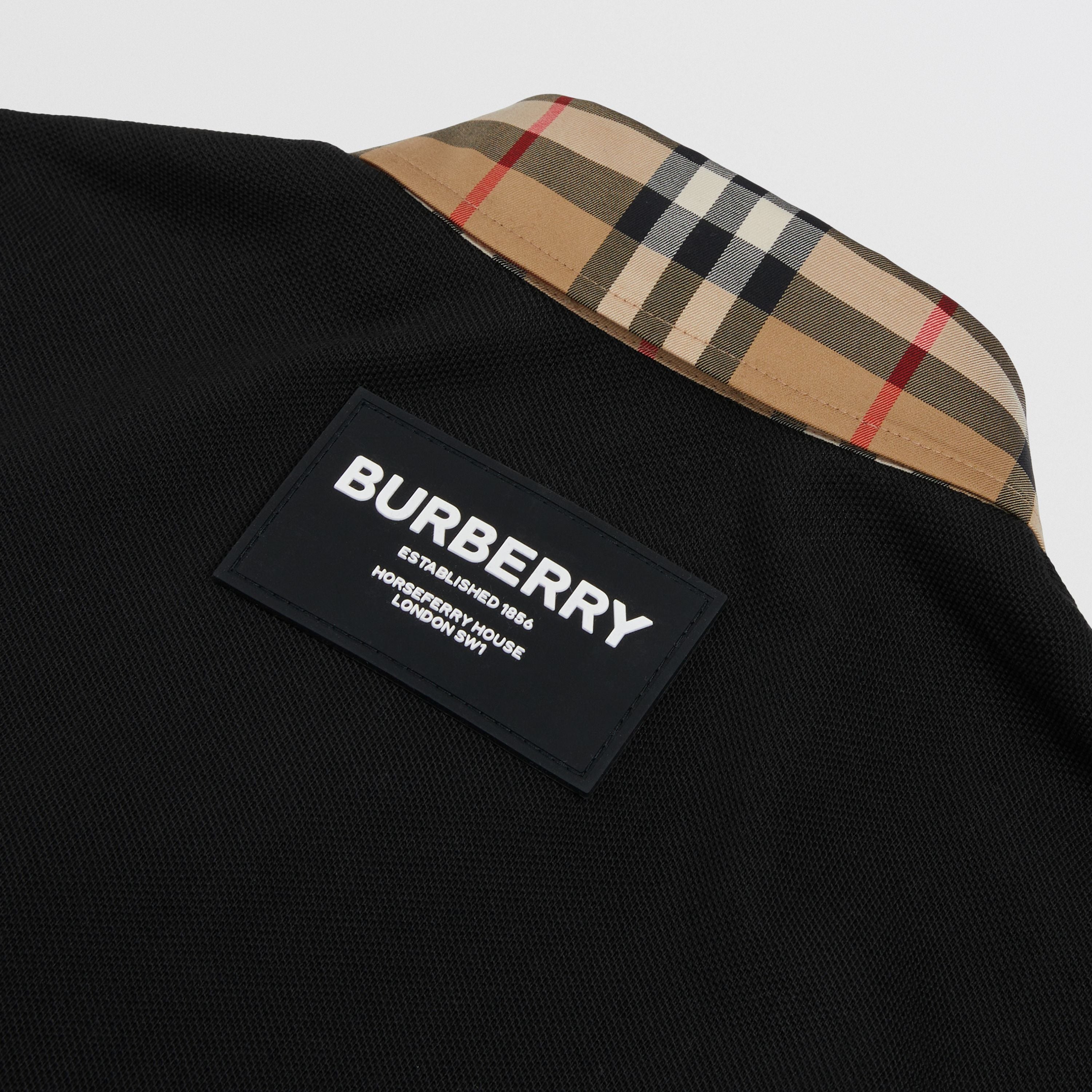 Boys Black Logo Polo Shirt