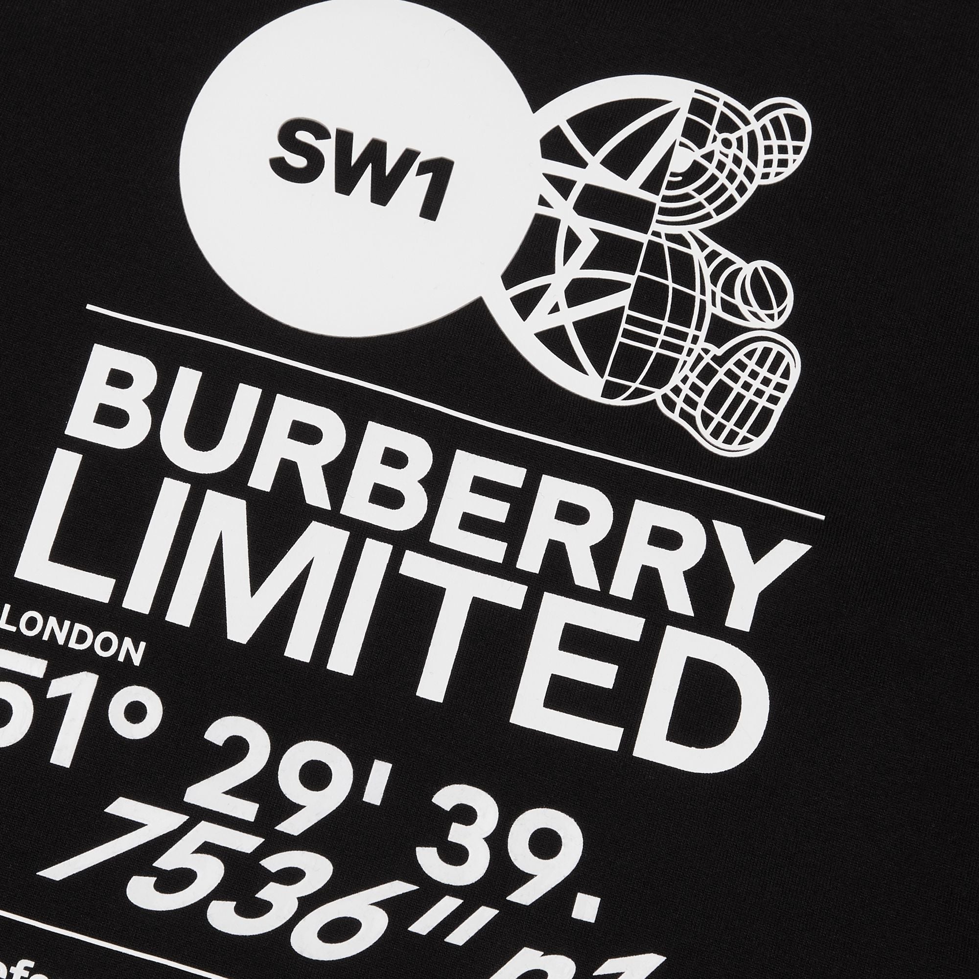 Boys & Girls Black Printed Cotton T-Shirt