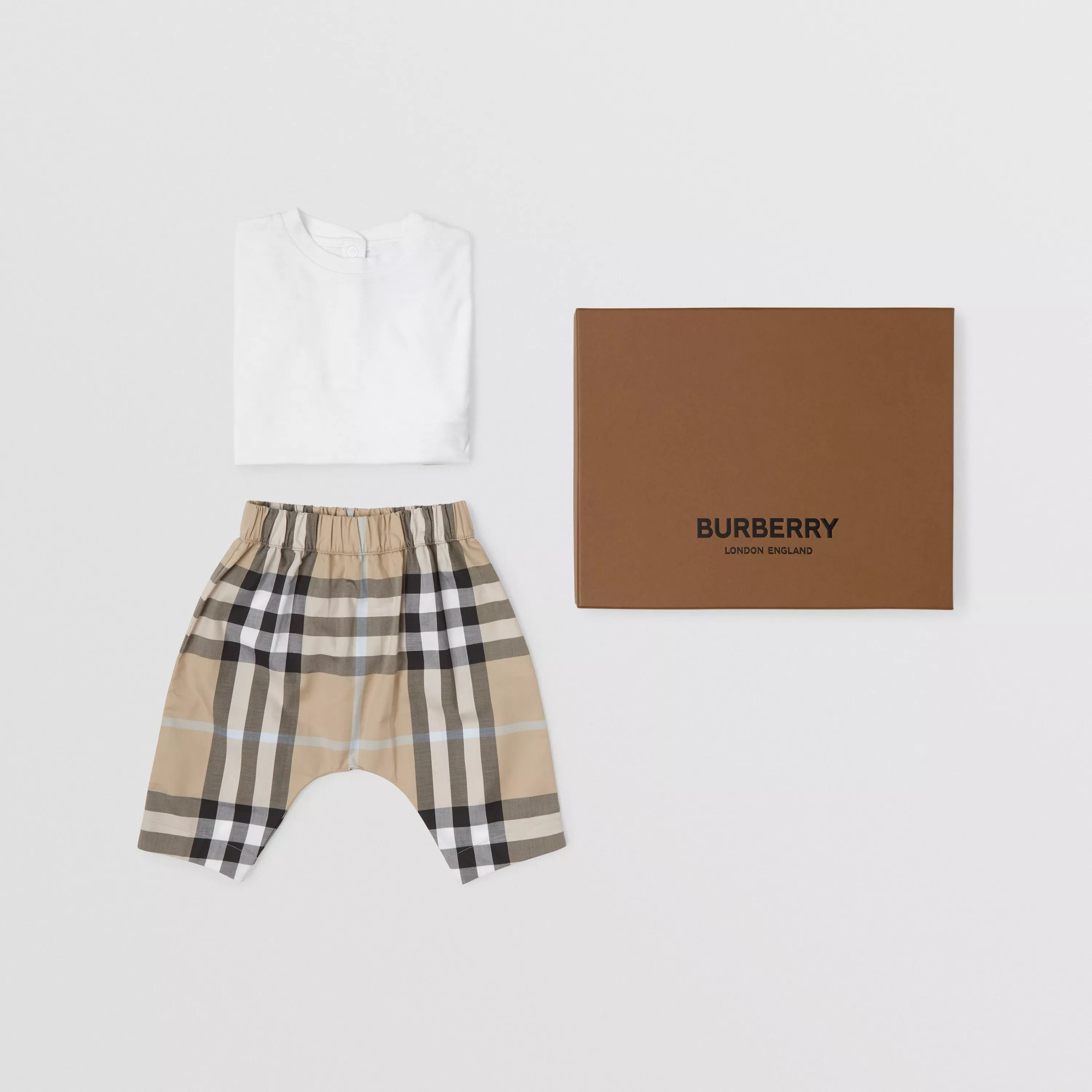 Baby Boys & Girls White Cotton Set