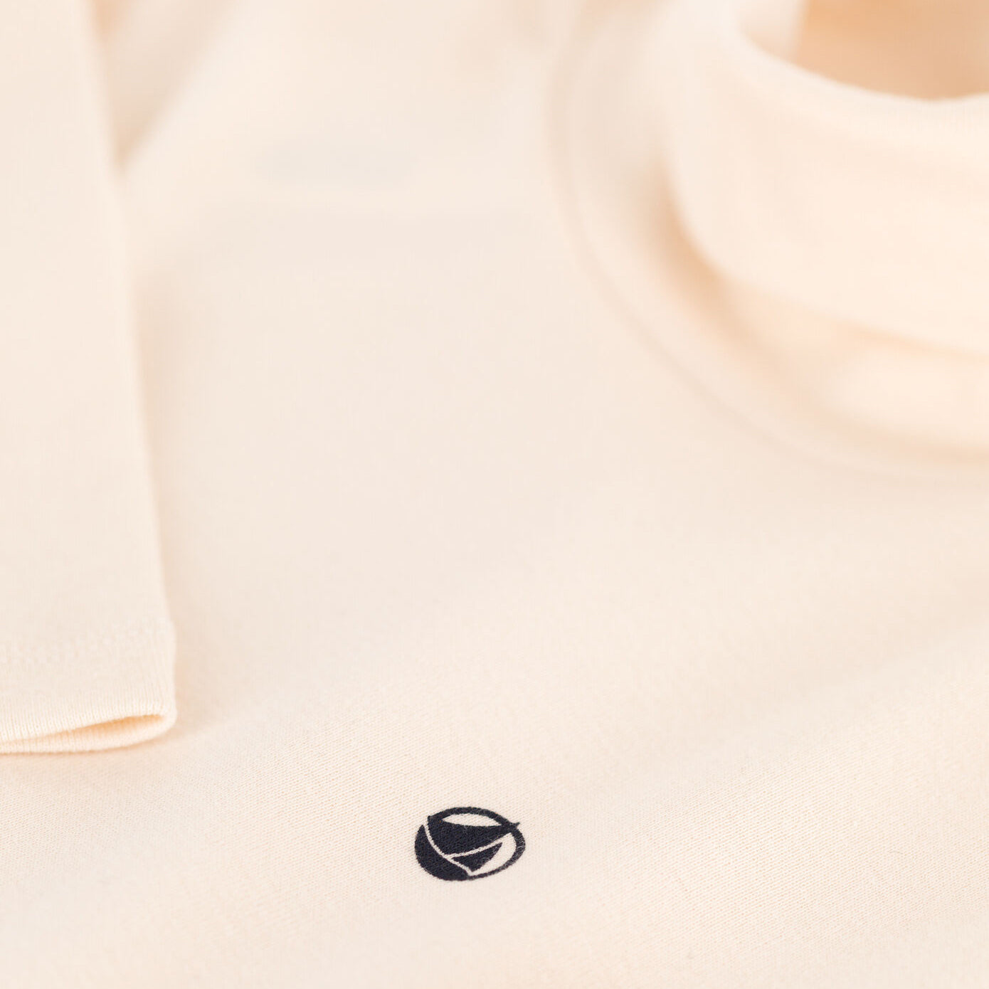 Boys & Girls White Logo Cotton Top