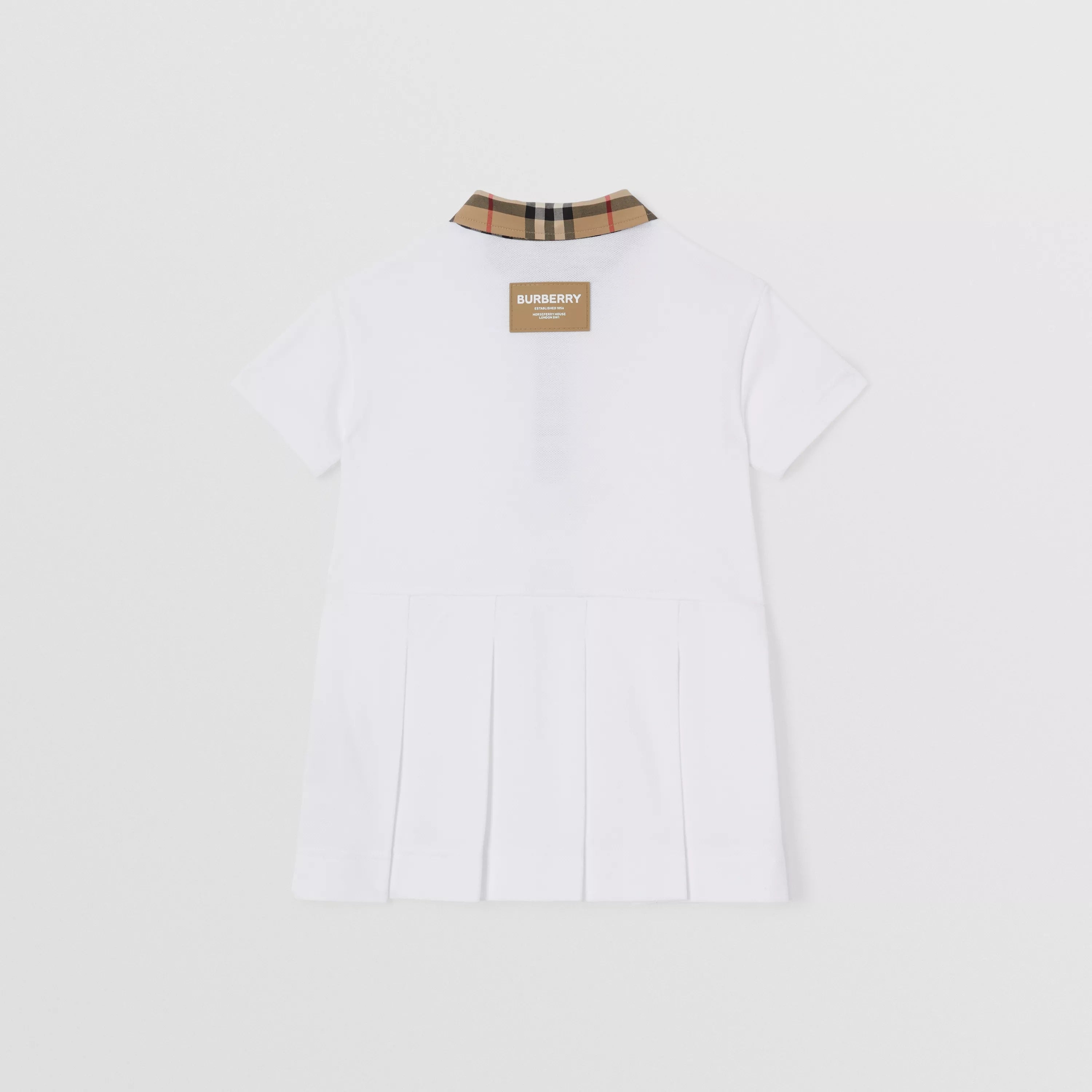Baby Girls White Cotton Dress