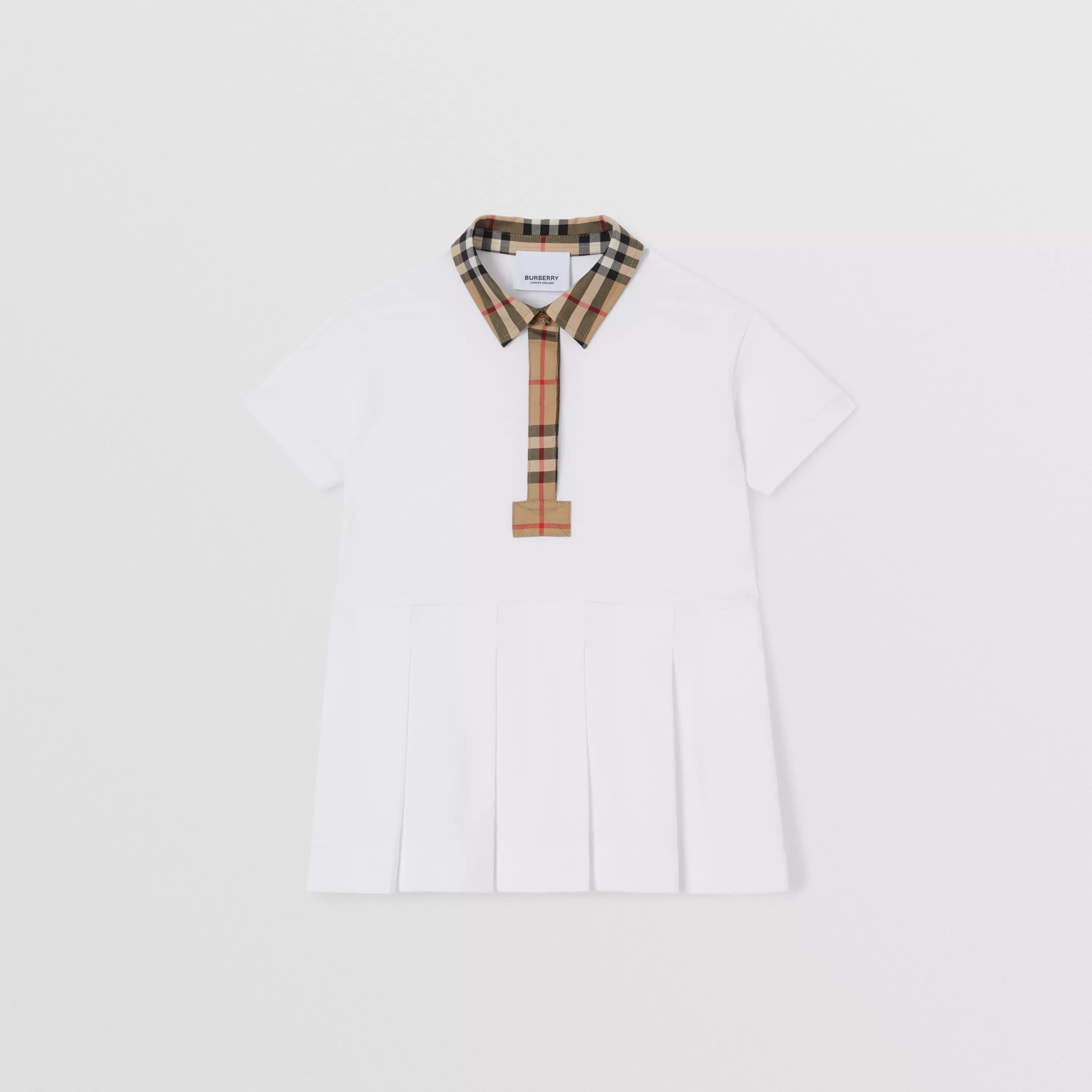 Baby Girls White Cotton Dress