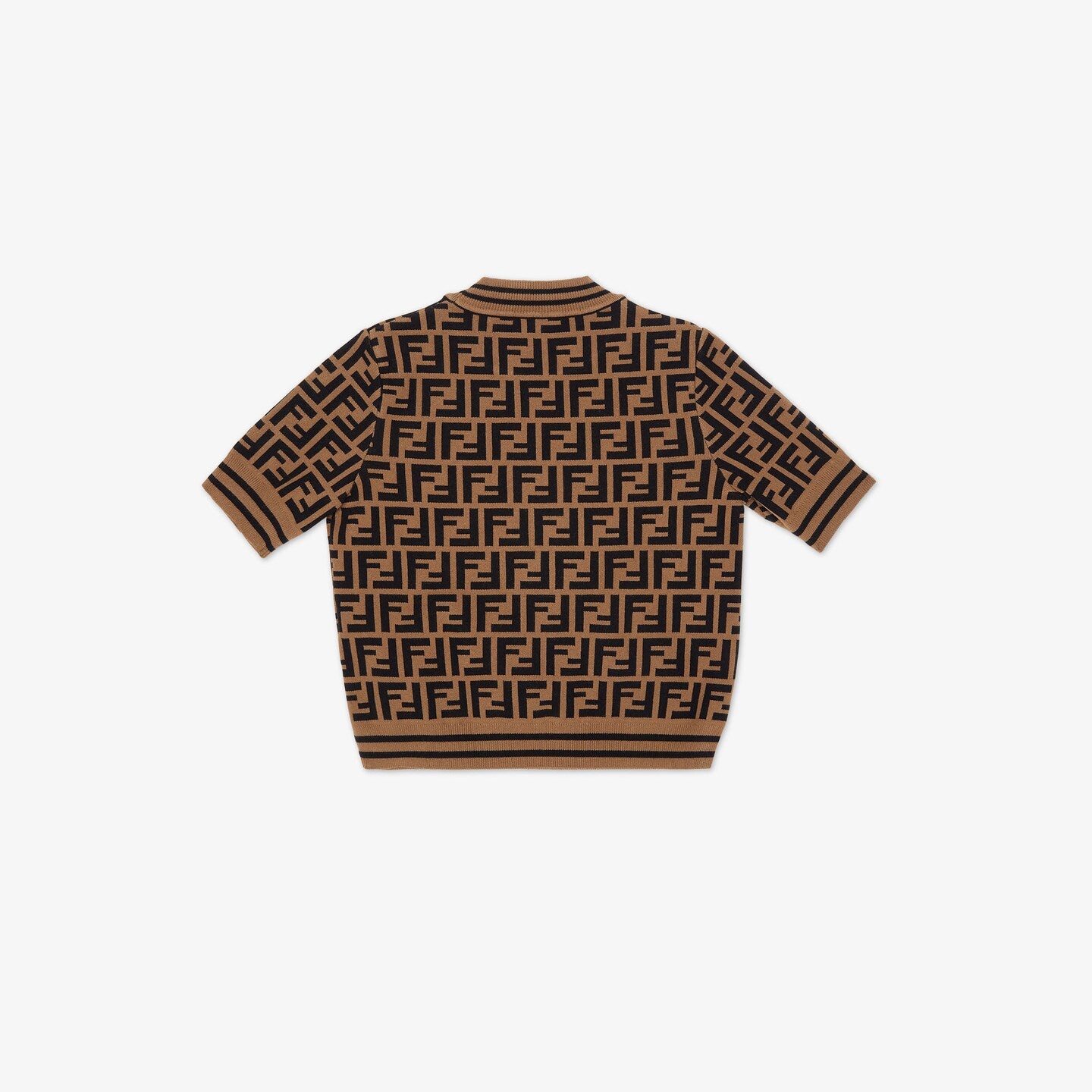 Girls Brown Logo Knit Sweater