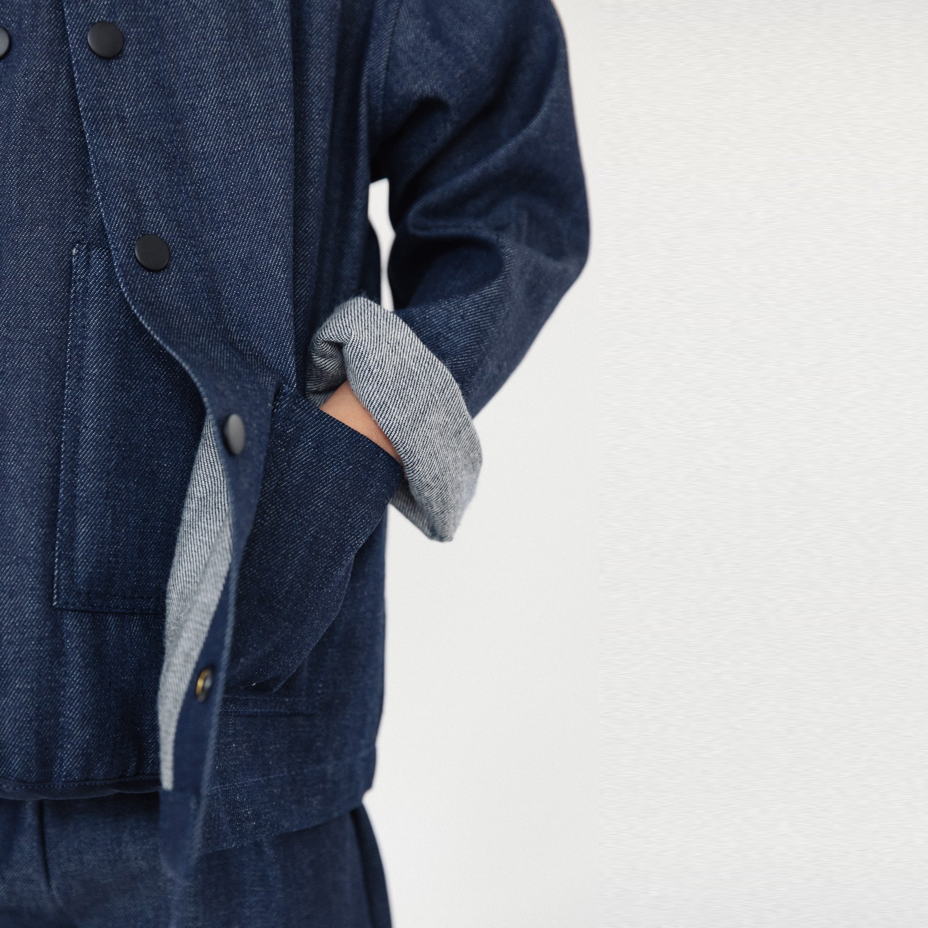 Boys & Girls Navy Denim Jacket