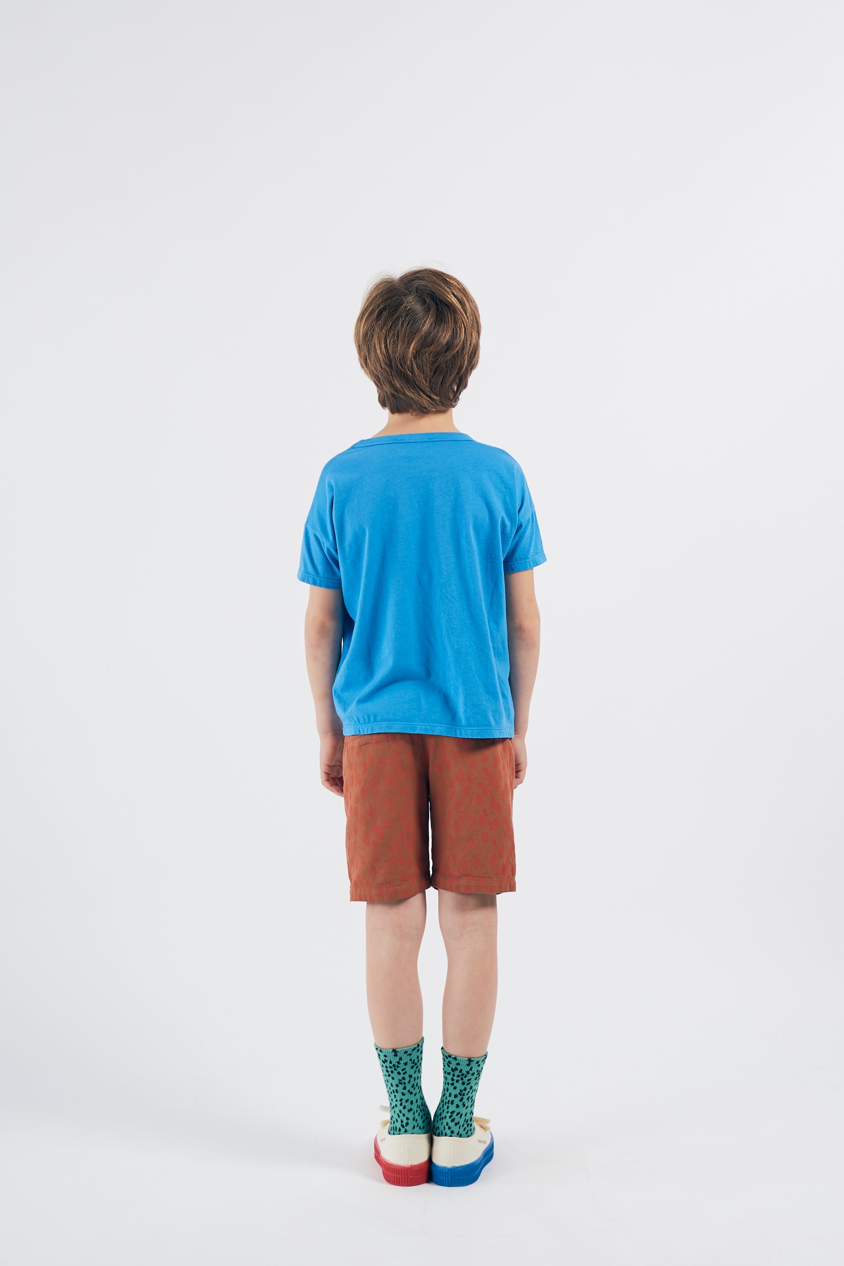 Boys Blue Feet Cotton T-shirt