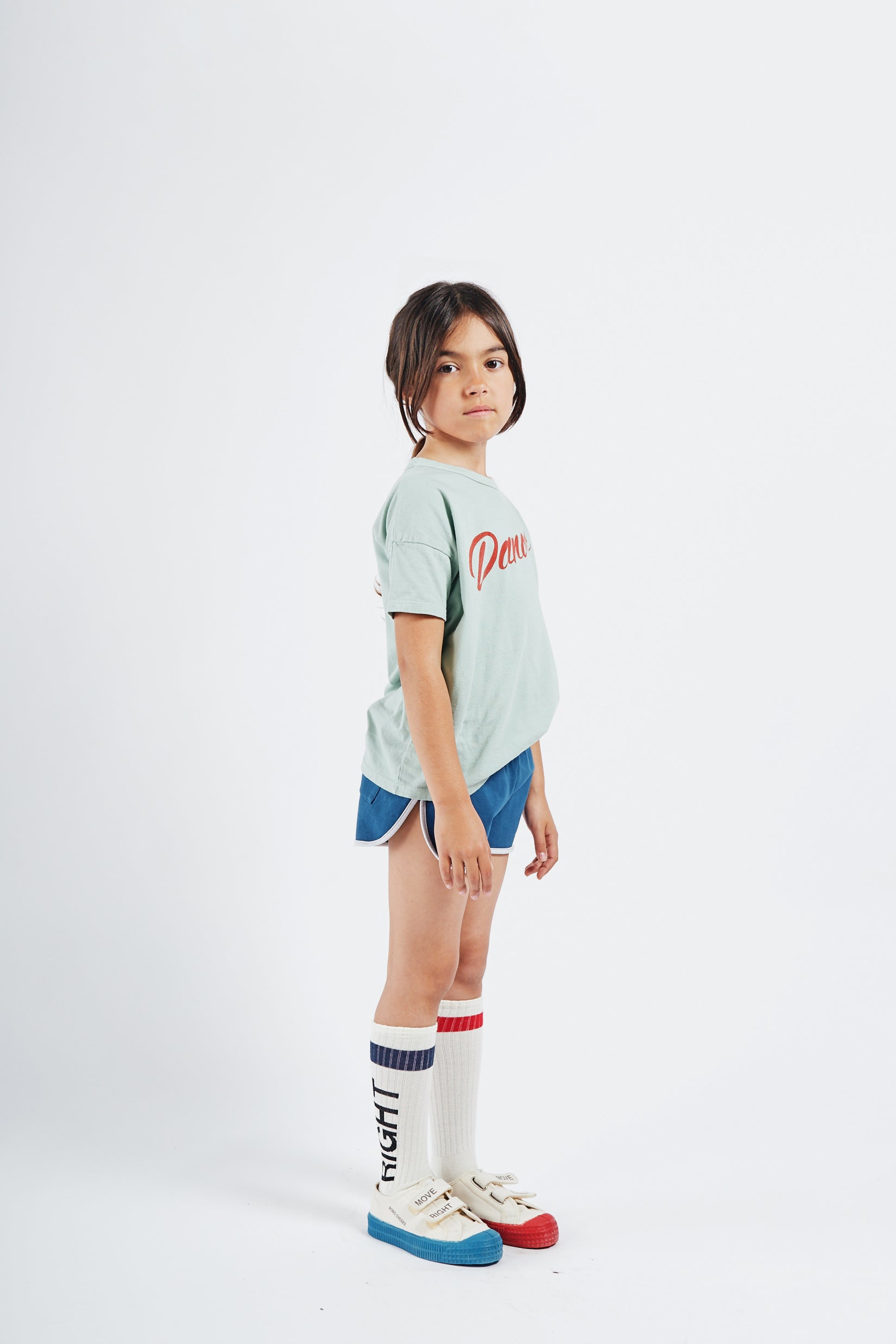Boys Green Dancer Cotton T-shirt