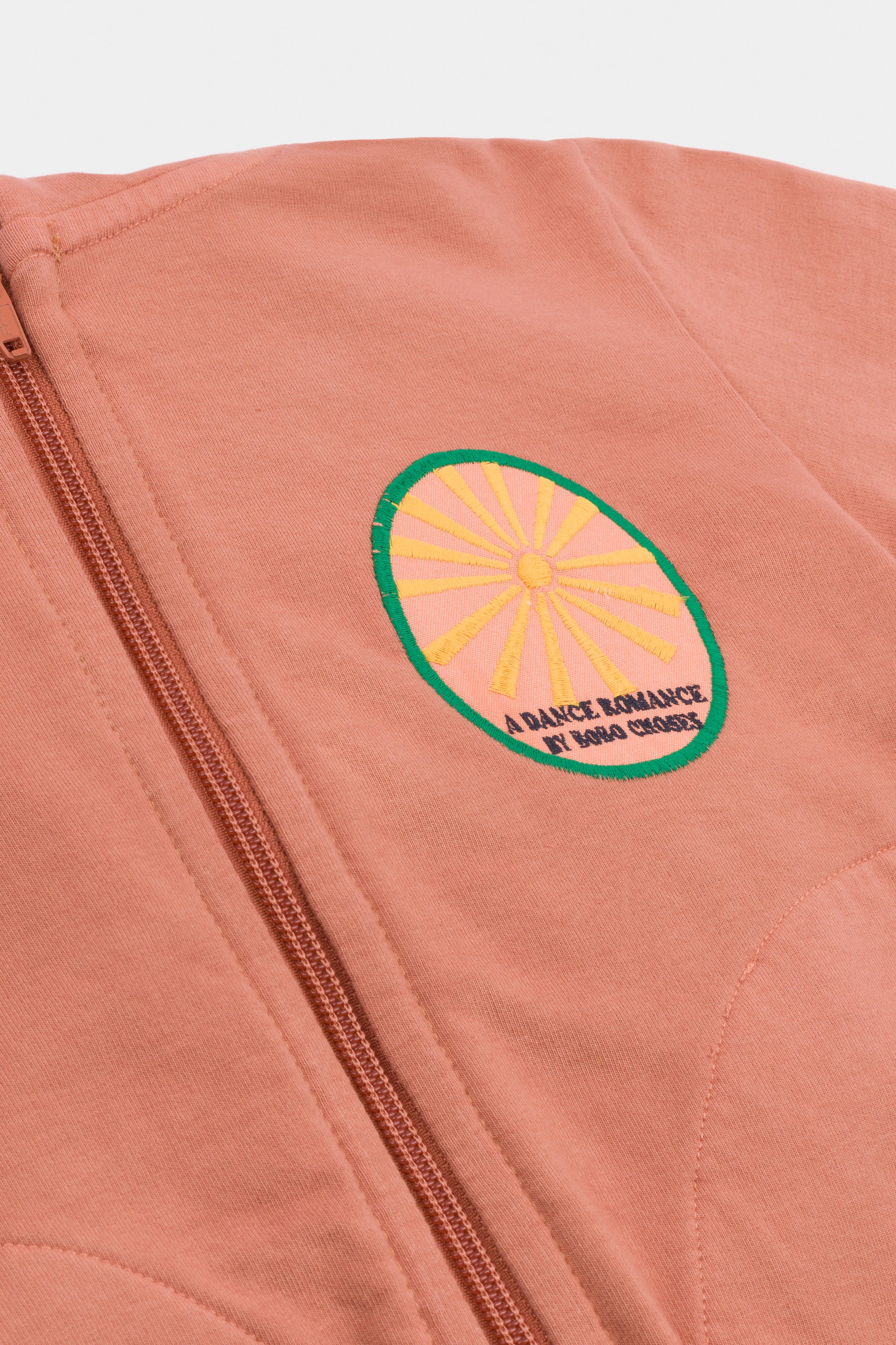 Boys Dark Pink Zipped Hooded Jacket