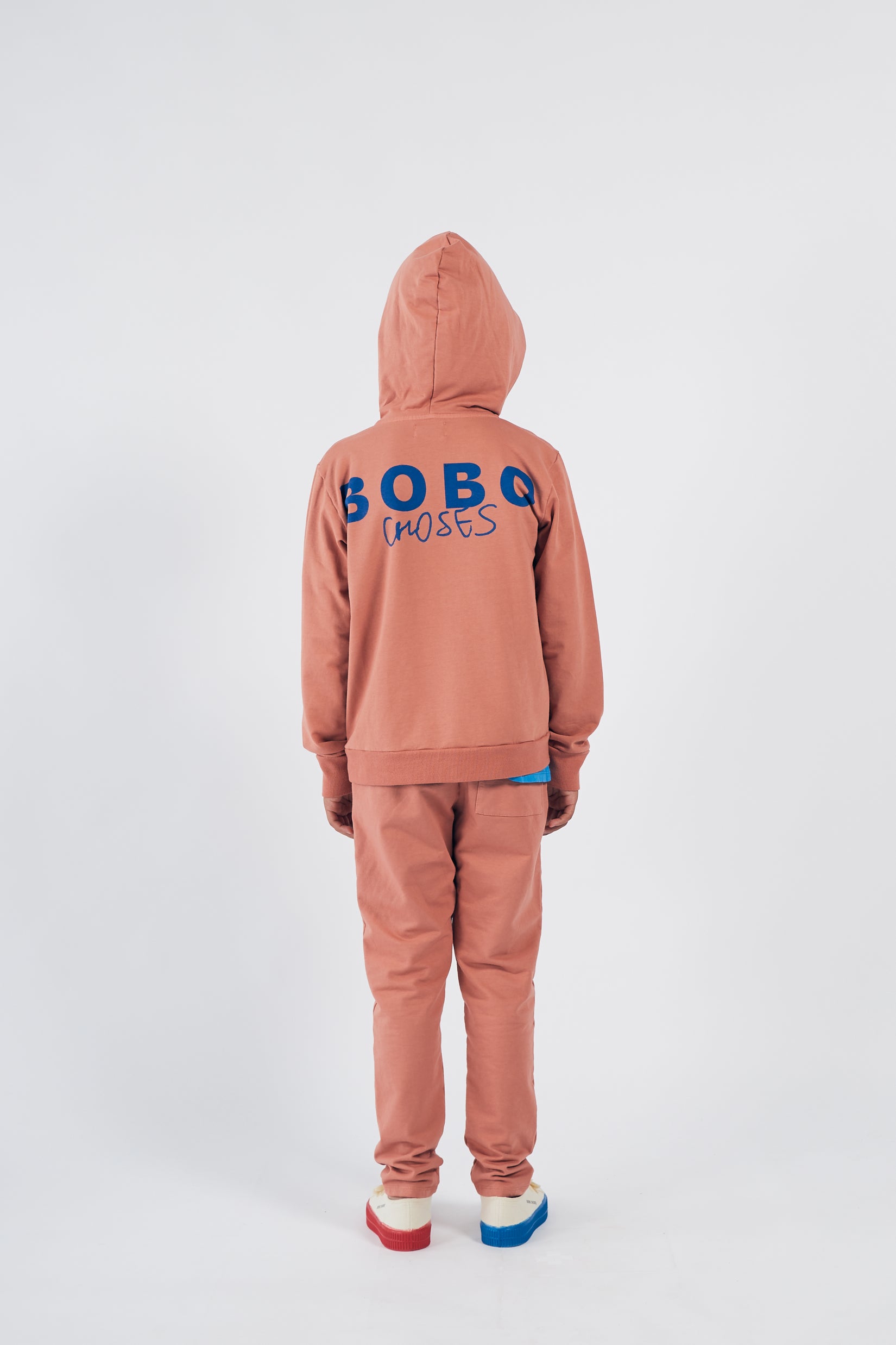 Boys Dark Pink Zipped Hooded Jacket