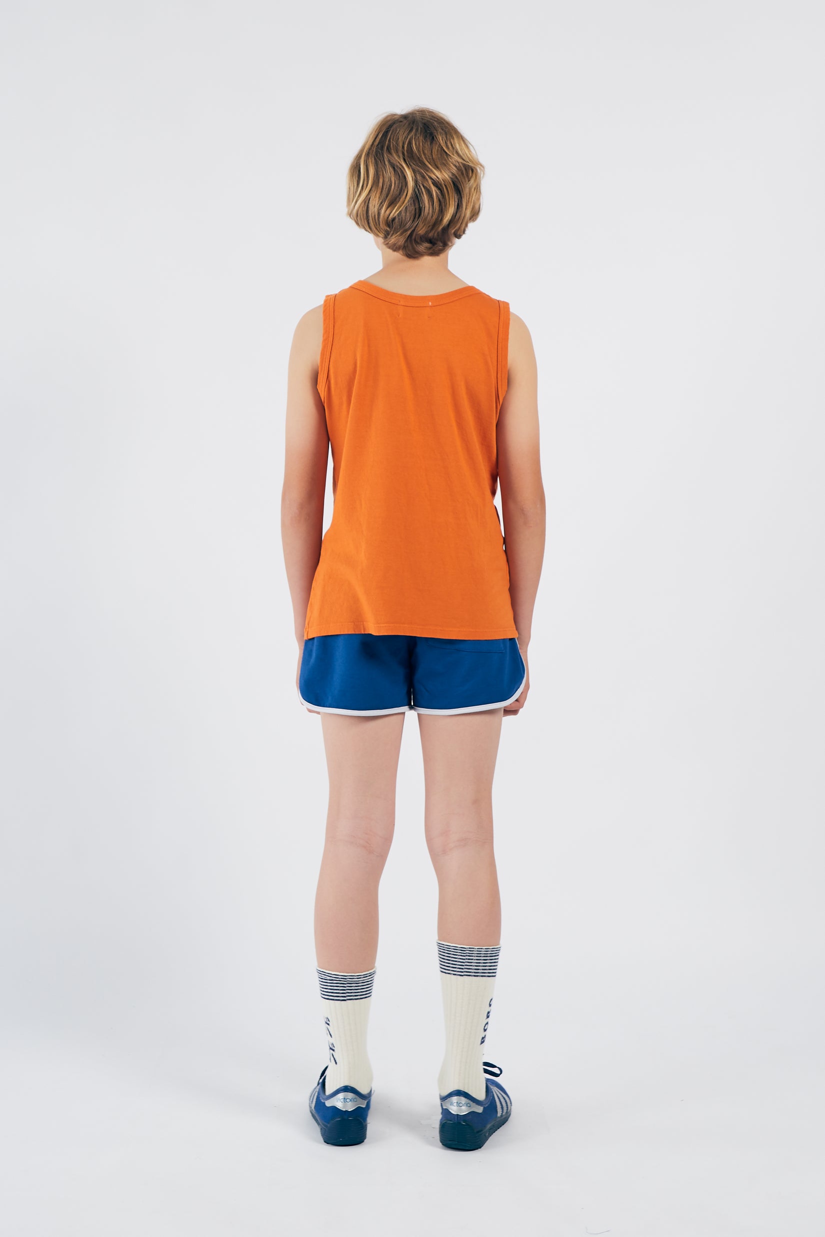 Boys Blue Runner Cotton Shorts