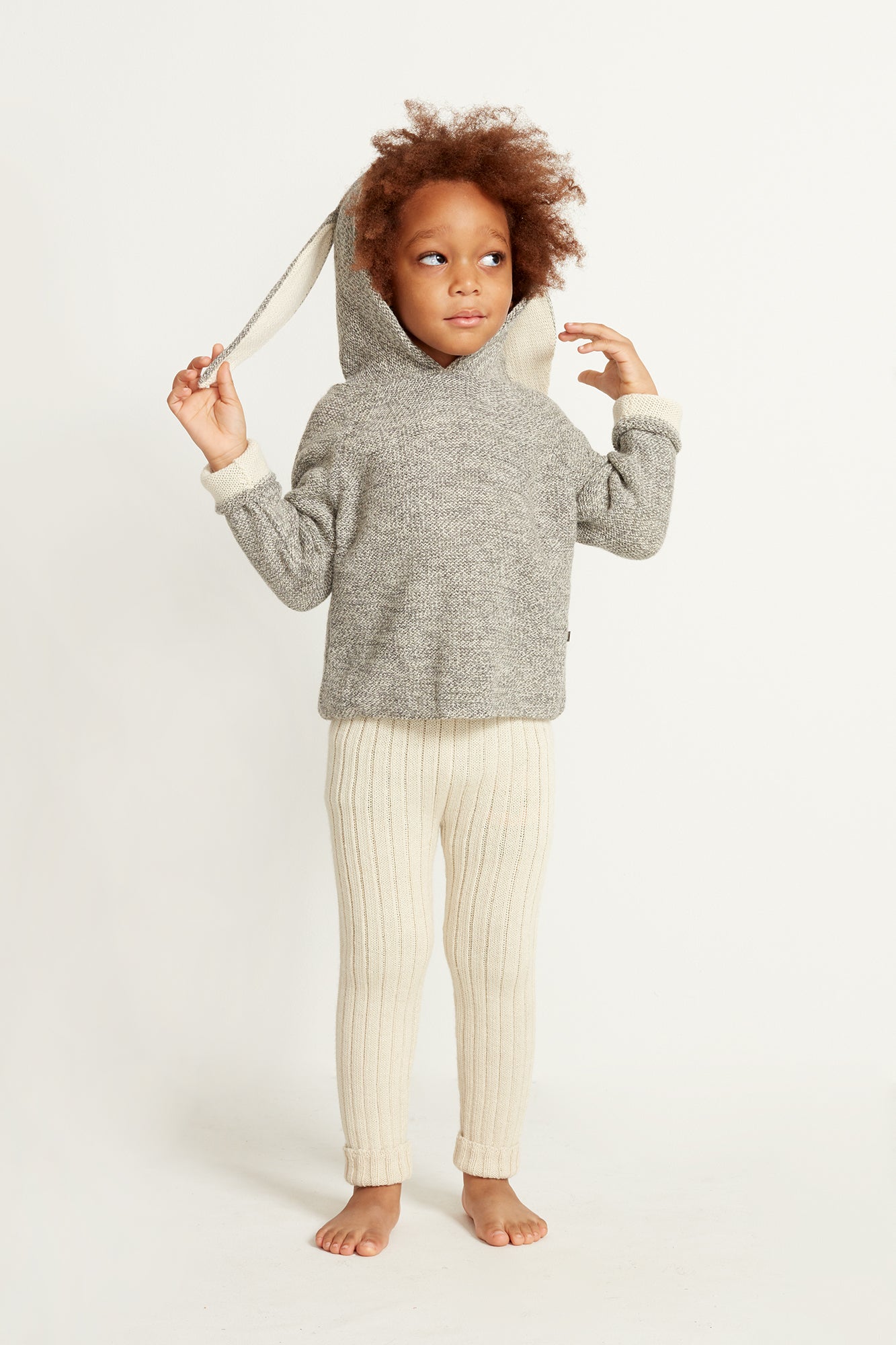 Boys & Girls Grey Mulinex Bunny Hoodie
