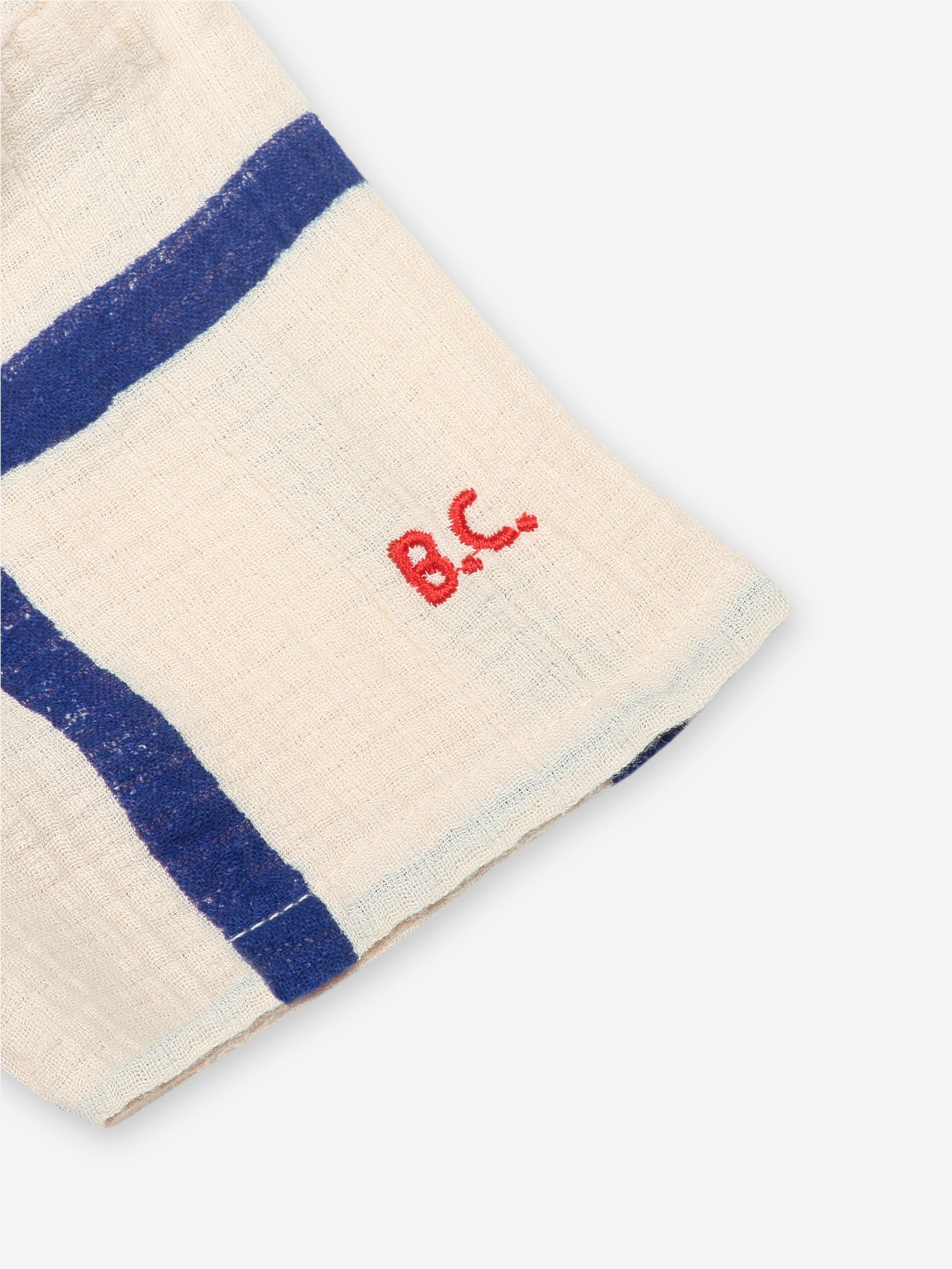 Robe en coton blanc pour bébé fille "Cube"