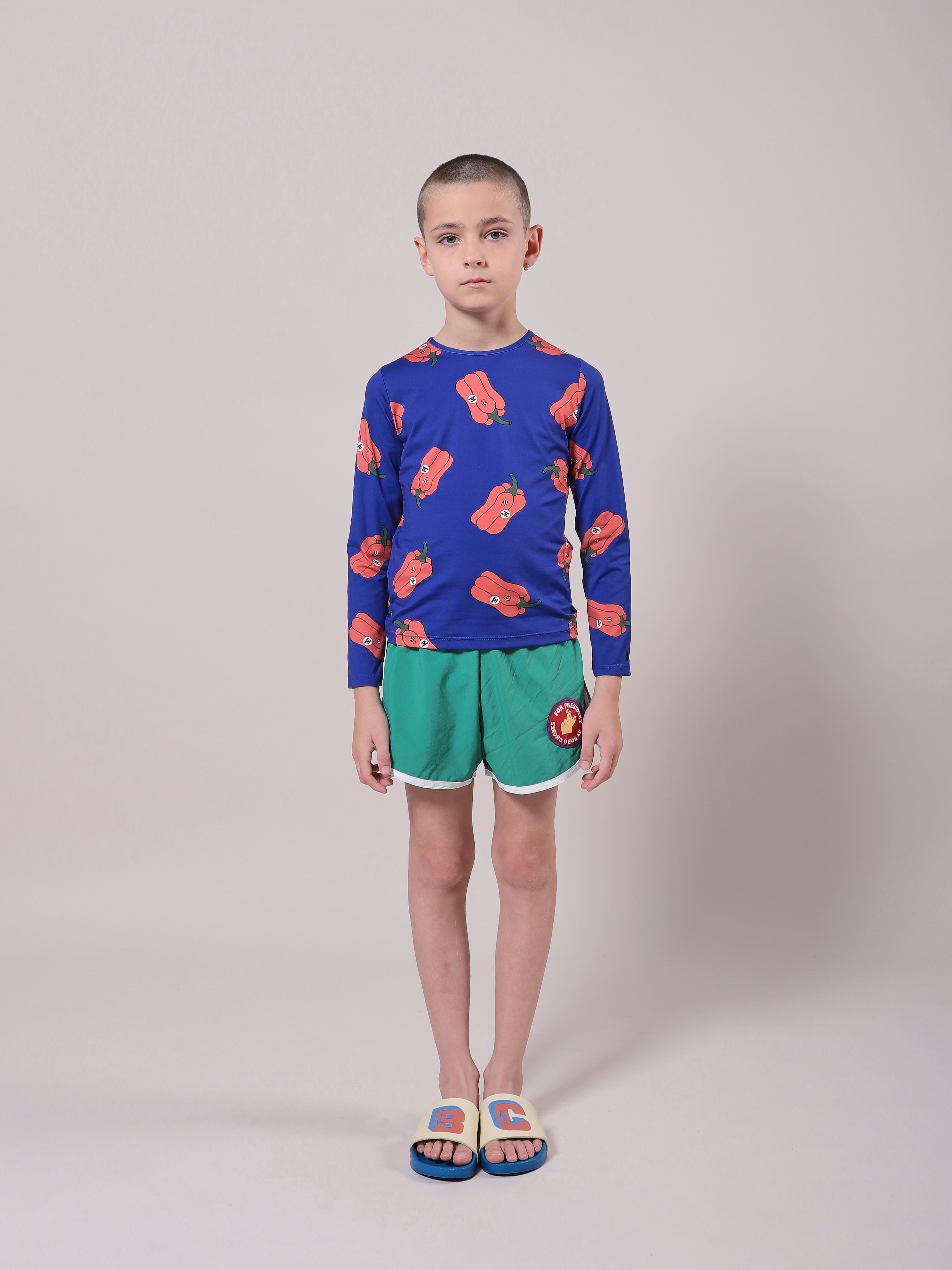 Boys Green Swim Shorts