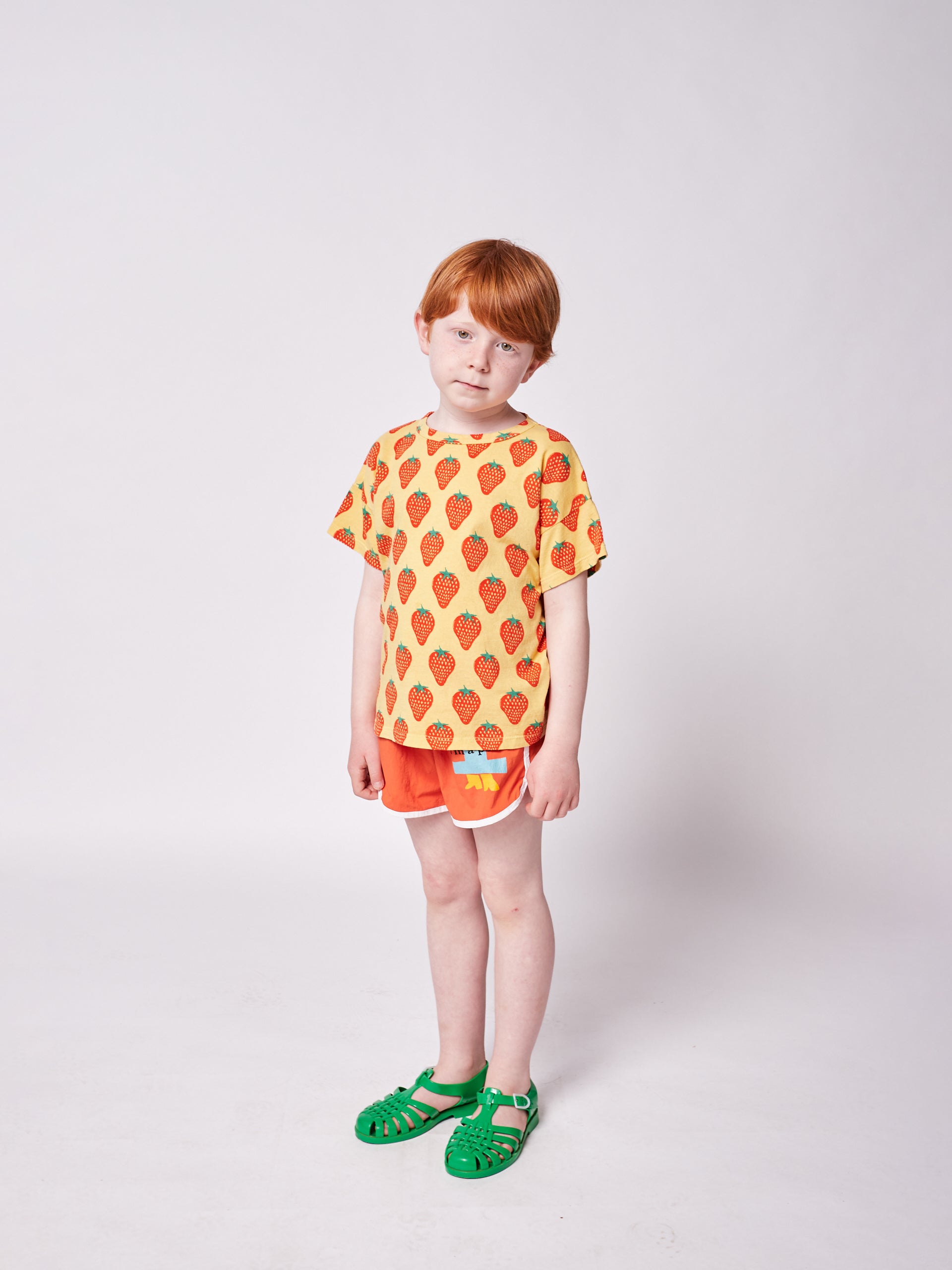 Boys Orange Swim Shorts