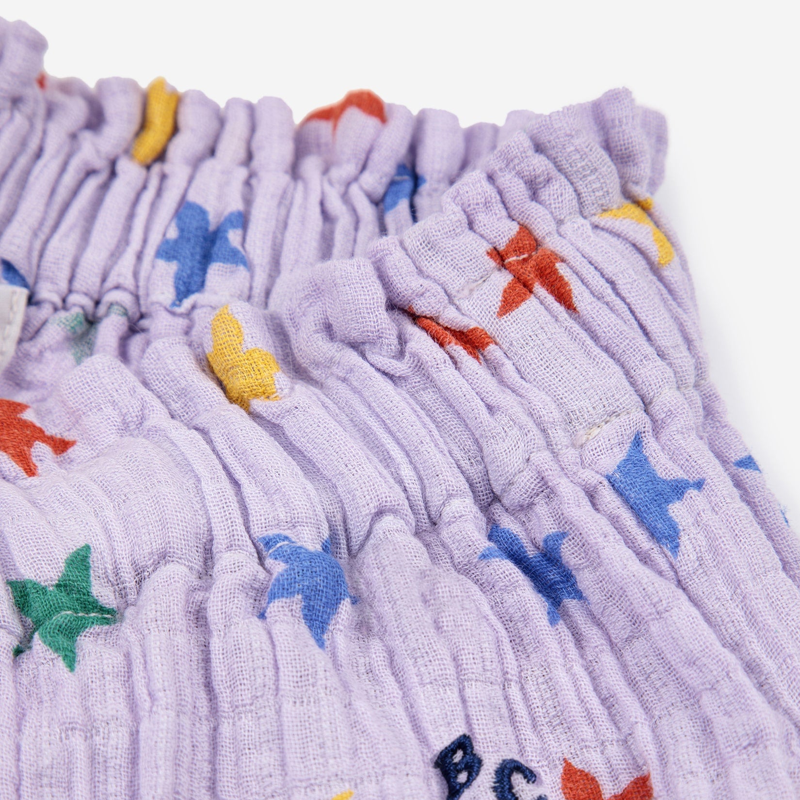 Girls Lavender Stars Cotton Skirt