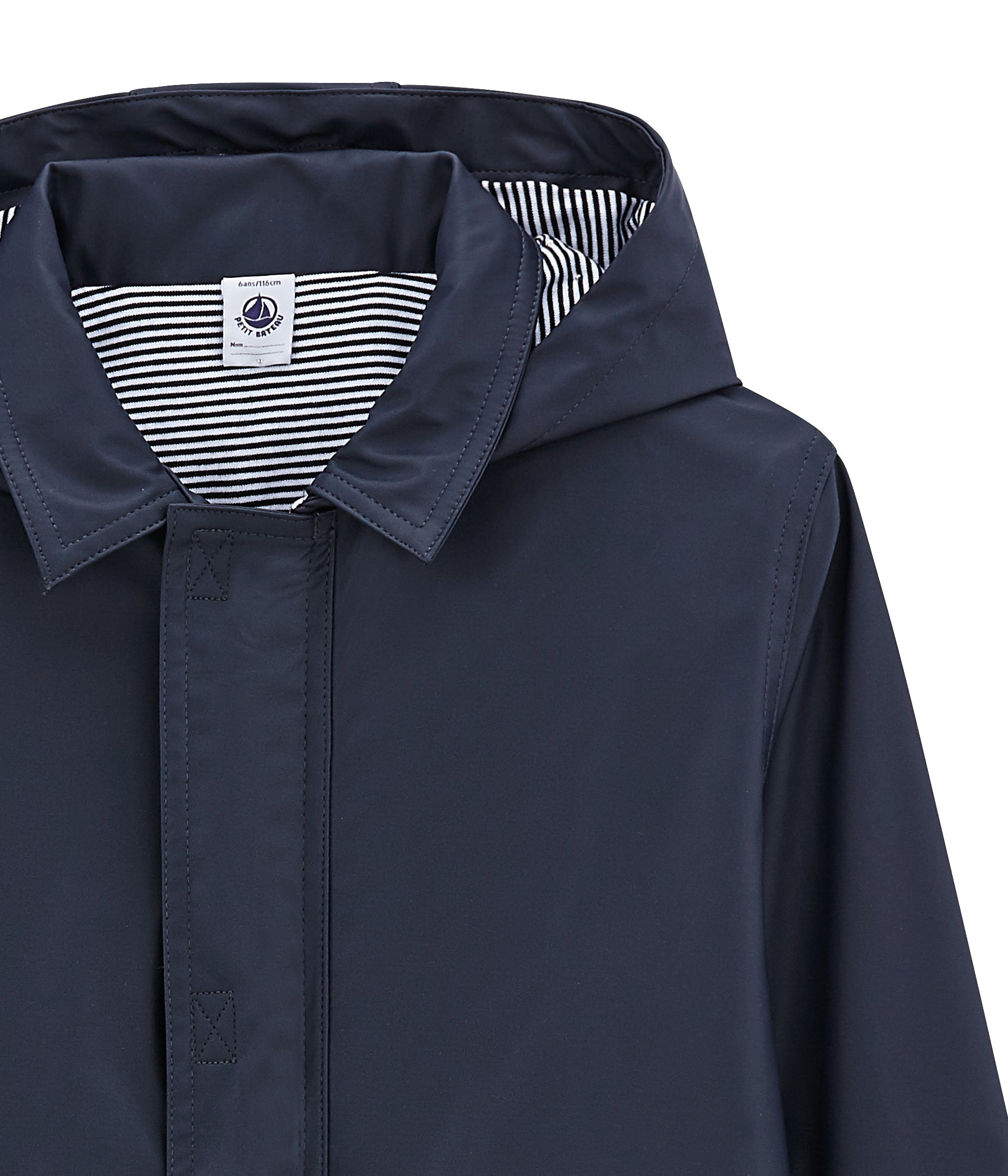 Boys & Girls Navy Hooded Coat