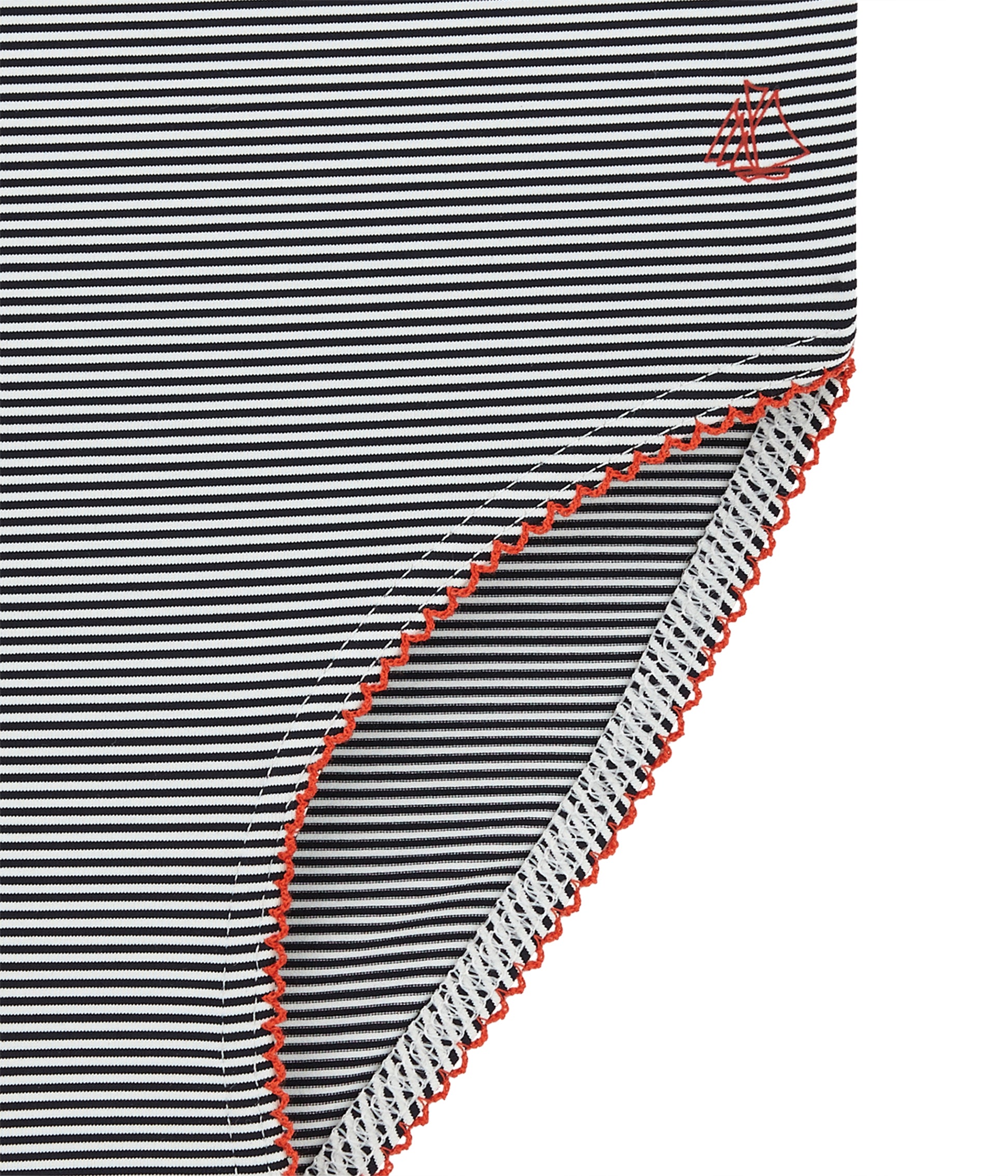 Girls Black Striped Swimsuit