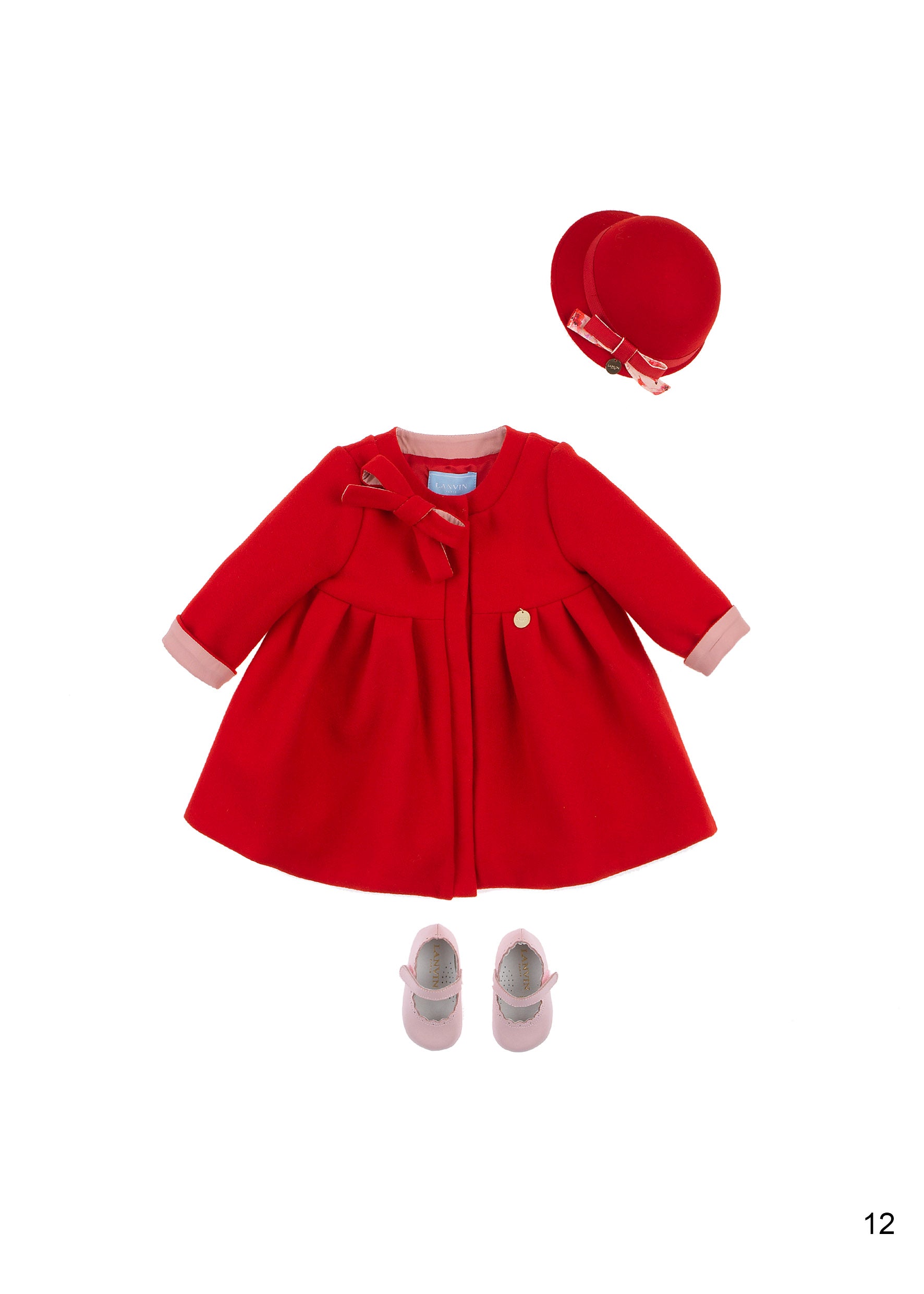 Baby Girls Red Coat
