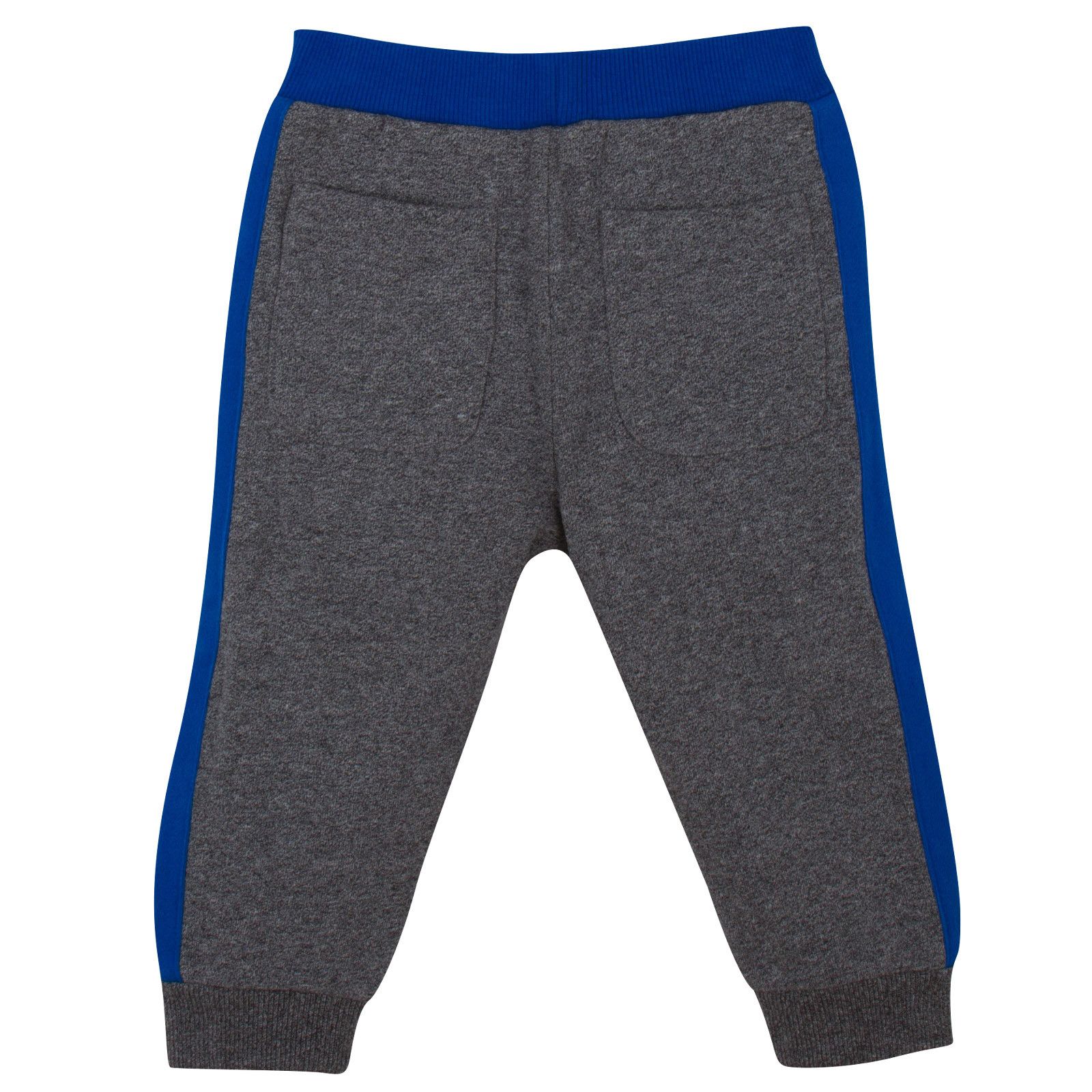 Baby Boys Blue&Grey Hooded Tracksuit - CÉMAROSE | Children's Fashion Store - 3