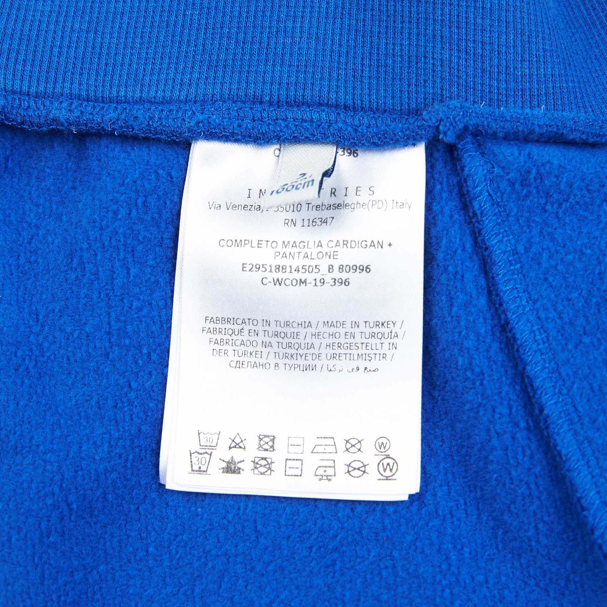 Baby Boys Blue Cotton Set
