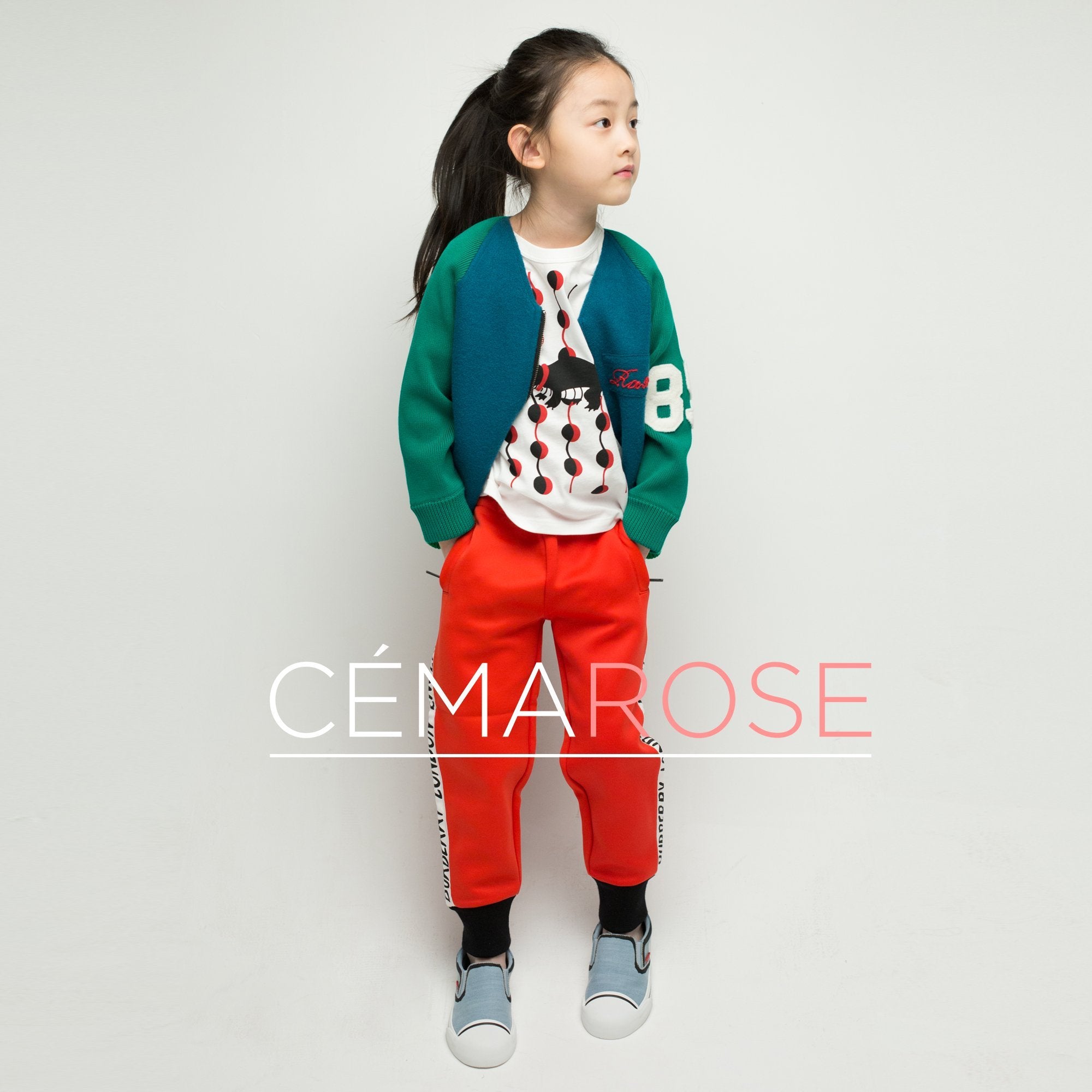 Boys Bright Red Trousers