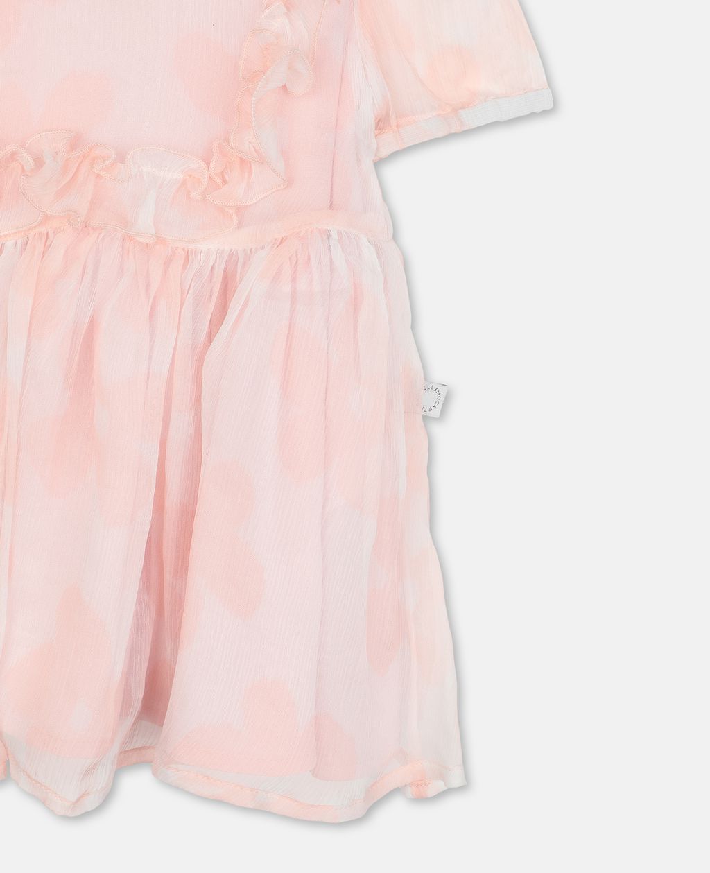 Baby Girls Pink Silk Dress