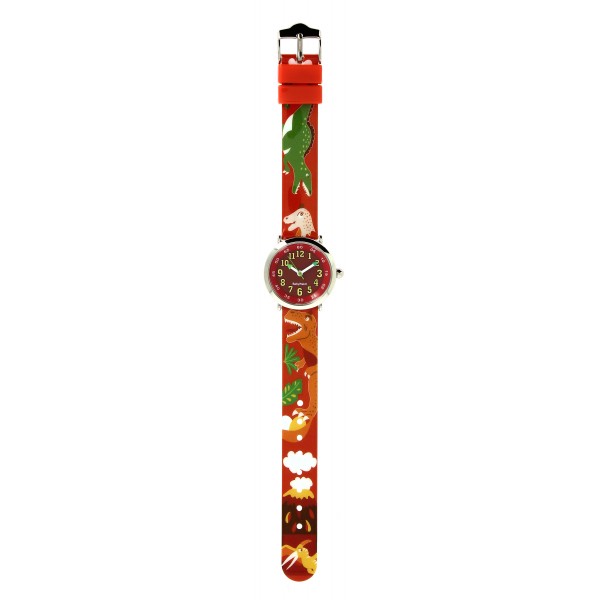 Boys Red Dino Watch（4-7Y）
