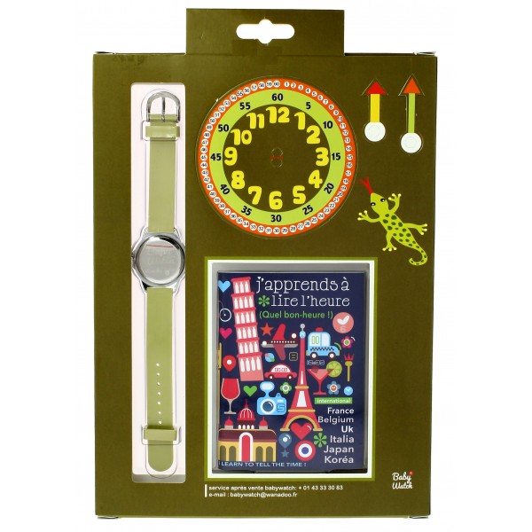 Boys Green Brown Jungle Watch（6-9Y）