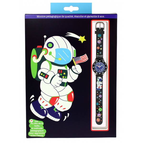 Boys Black Space Watch（6-9Y）