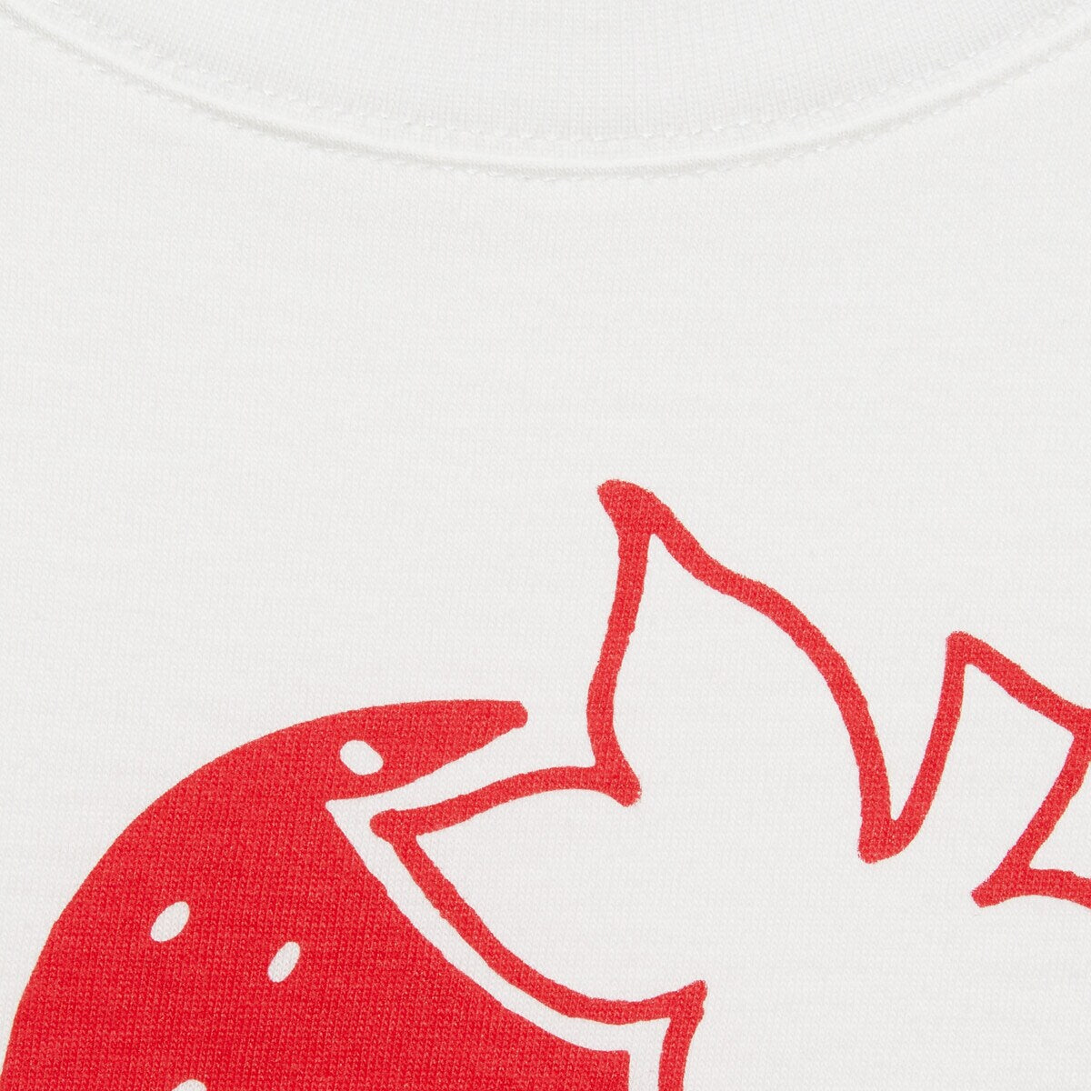 Boys & Girls White Strawberry T-Shirt