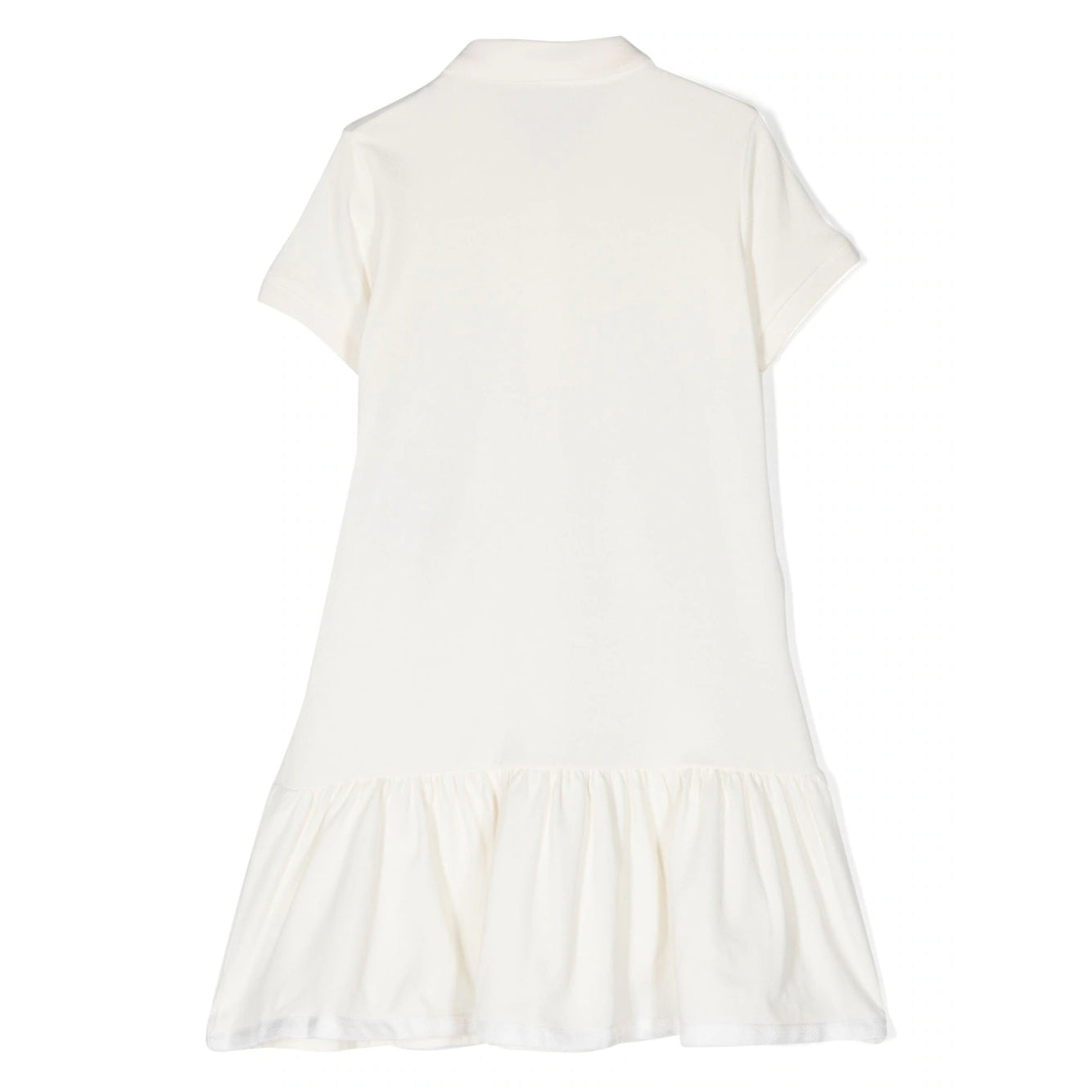 Girls White Cotton Dress