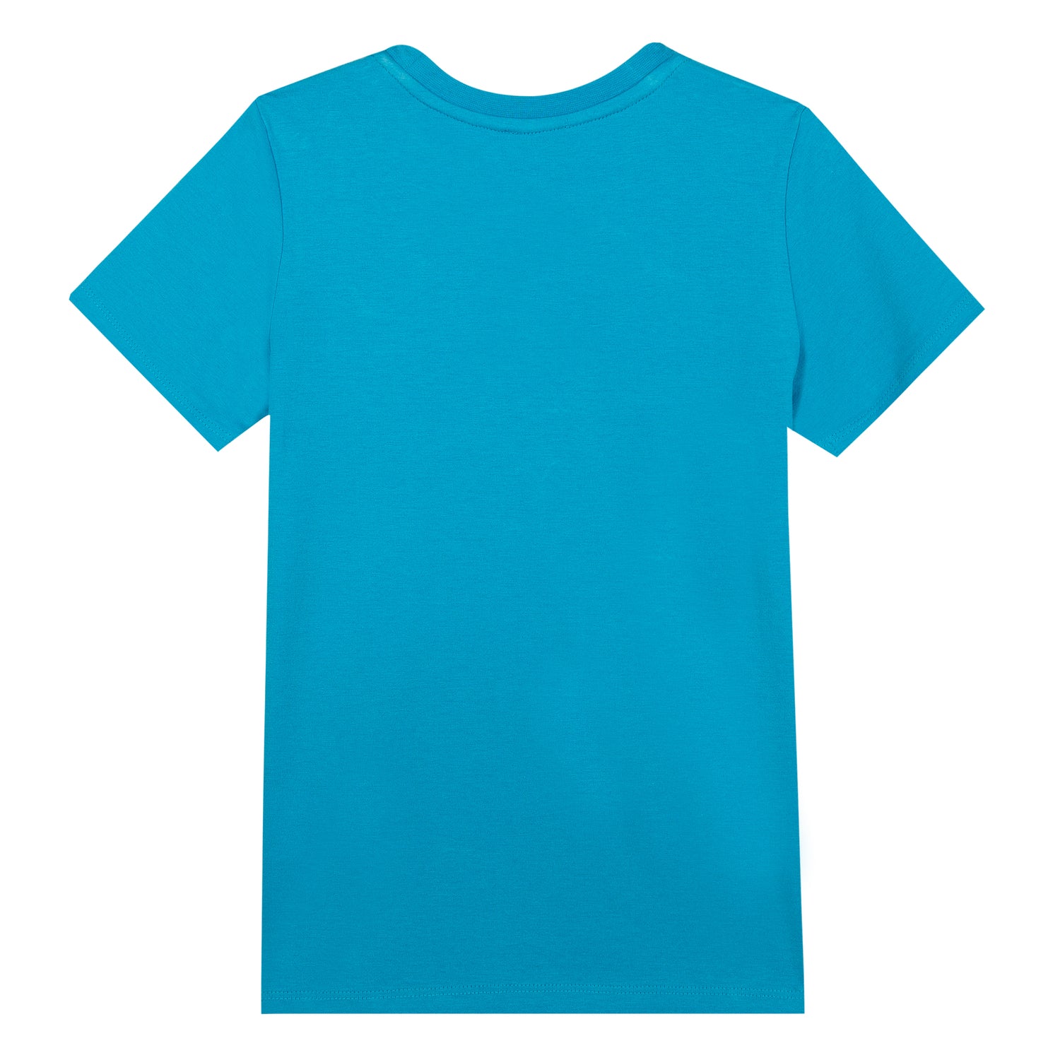 Boys Scuba Blue Logo Cotton T-shirt